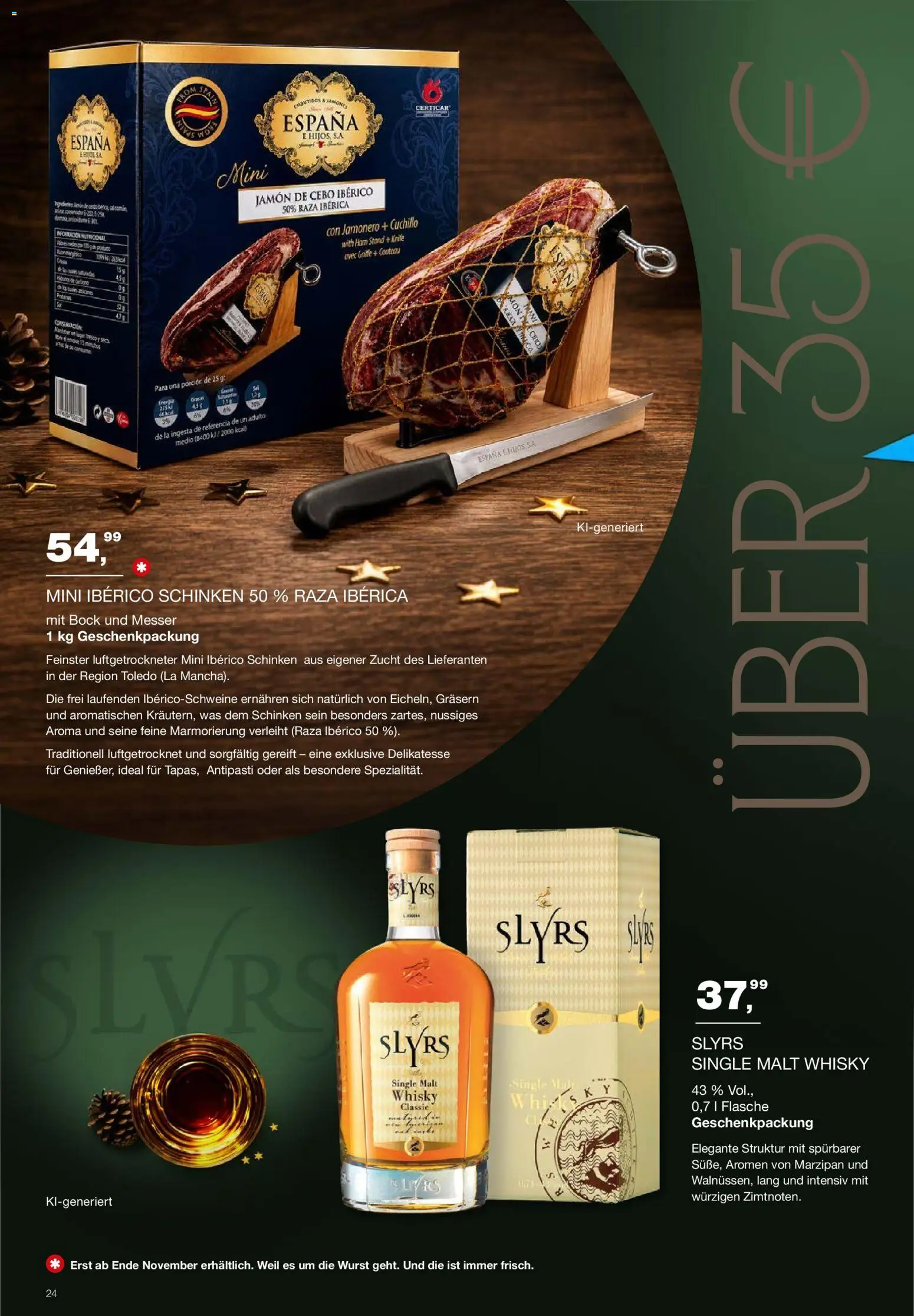 Handelshof Schöner Schenken – gültig ab 01.10.2026 | Seite: 24 | Produkte: Whisky, Wurst, Schinken