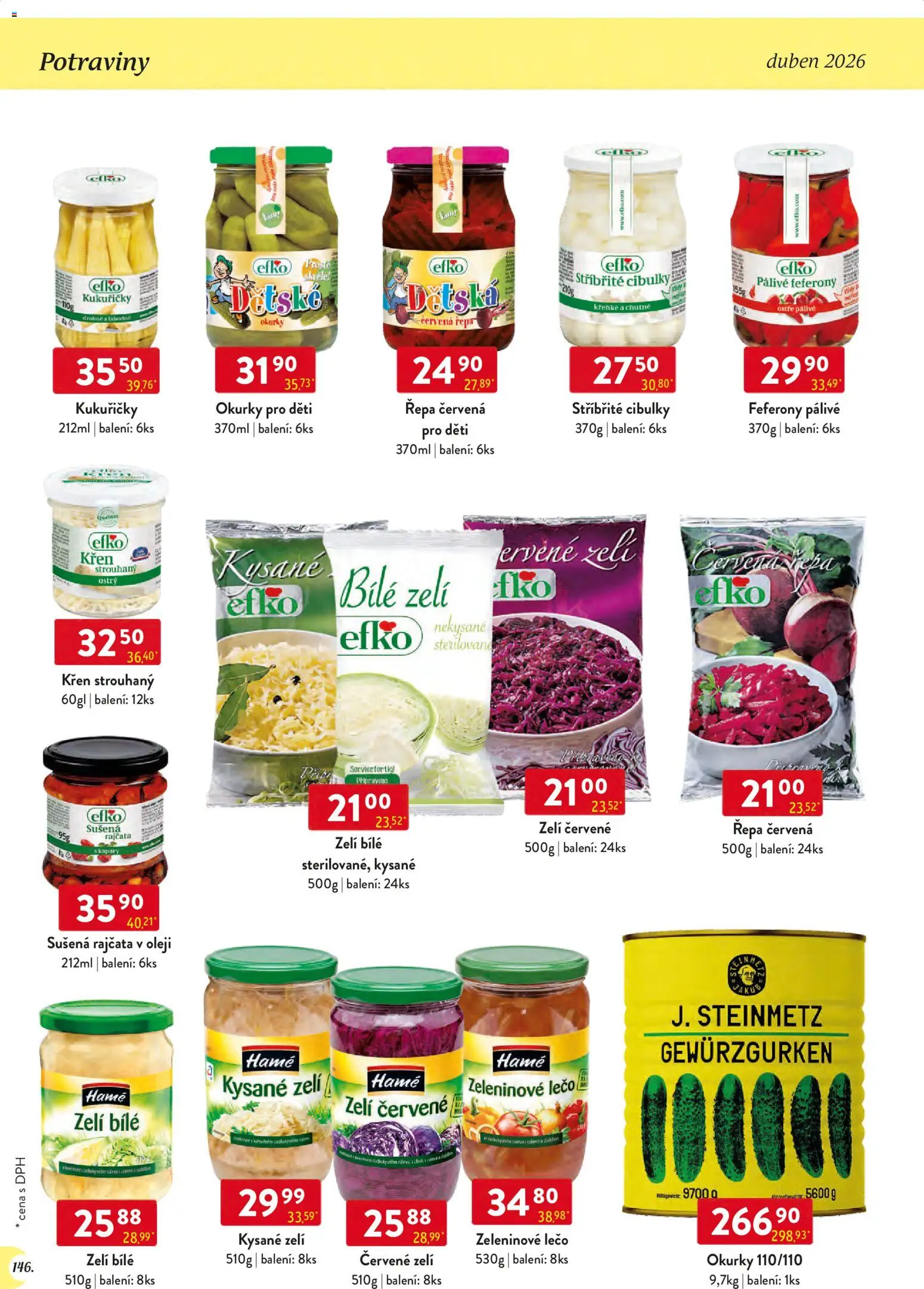 Astur & Qanto leták - Velkoobchod 04/2026 od 01.04.2026 | Strana: 146 | Produkty: Červená řepa, Potraviny, Lečo, Kysané zelí