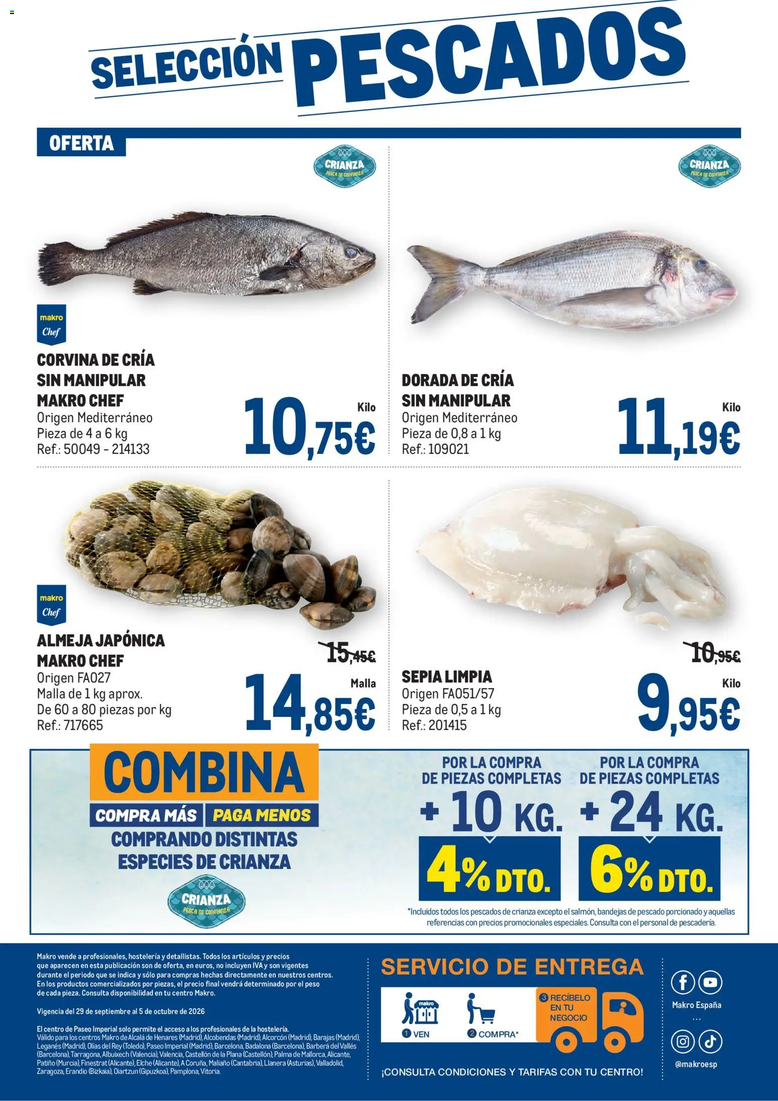 Makro Fresco Península │ válido desde el 29/09/2026 | Página: 4 | Productos: Pescado, Peso