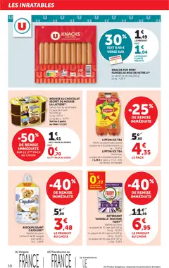 bi1 - Prévisualisation de bi1 prospectus valide à partir de 18/08/2026 | Page: 10 | Produits: Ice tea, Framboise, Pêche, Mousse au chocolat