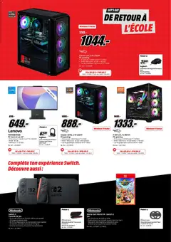 Media Markt publicité - Voorbeeld van een folder van Media Markt publicité, geldig van 07/09/2026 | Pagina: 5 | Producten: Pc, Bluetooth