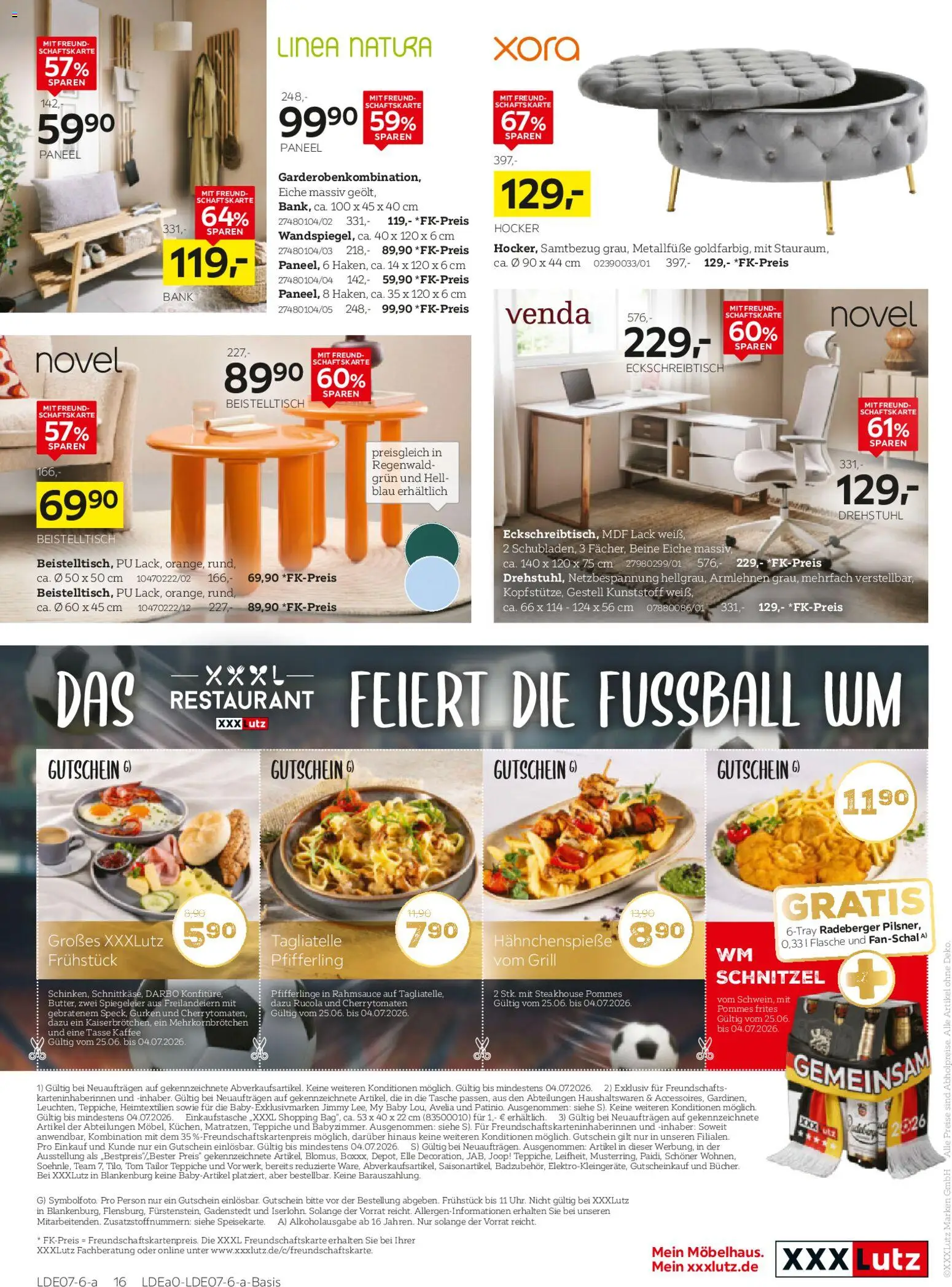 XXXLutz Deutschlands größter SSV – gültig ab 20.06.2026 | Seite: 33 | Produkte: Grill, Kaffee, Pommes, Schnitzel