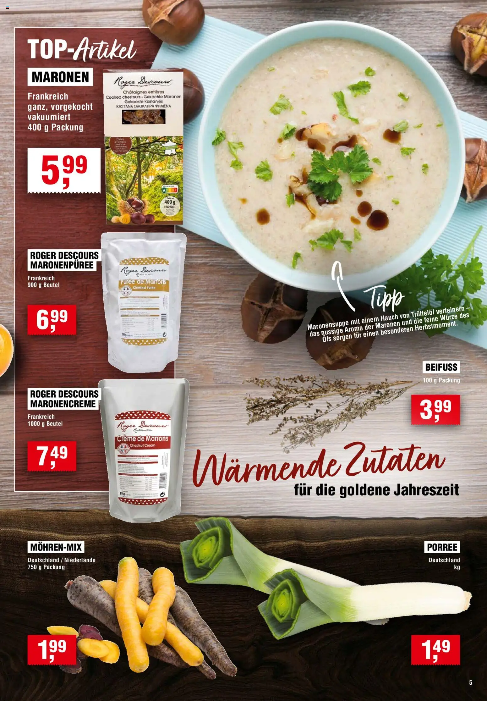 Handelshof Prospekt – gültig ab 05.11.2026 | Seite: 5 | Produkte: Trüffelöl, Creme
