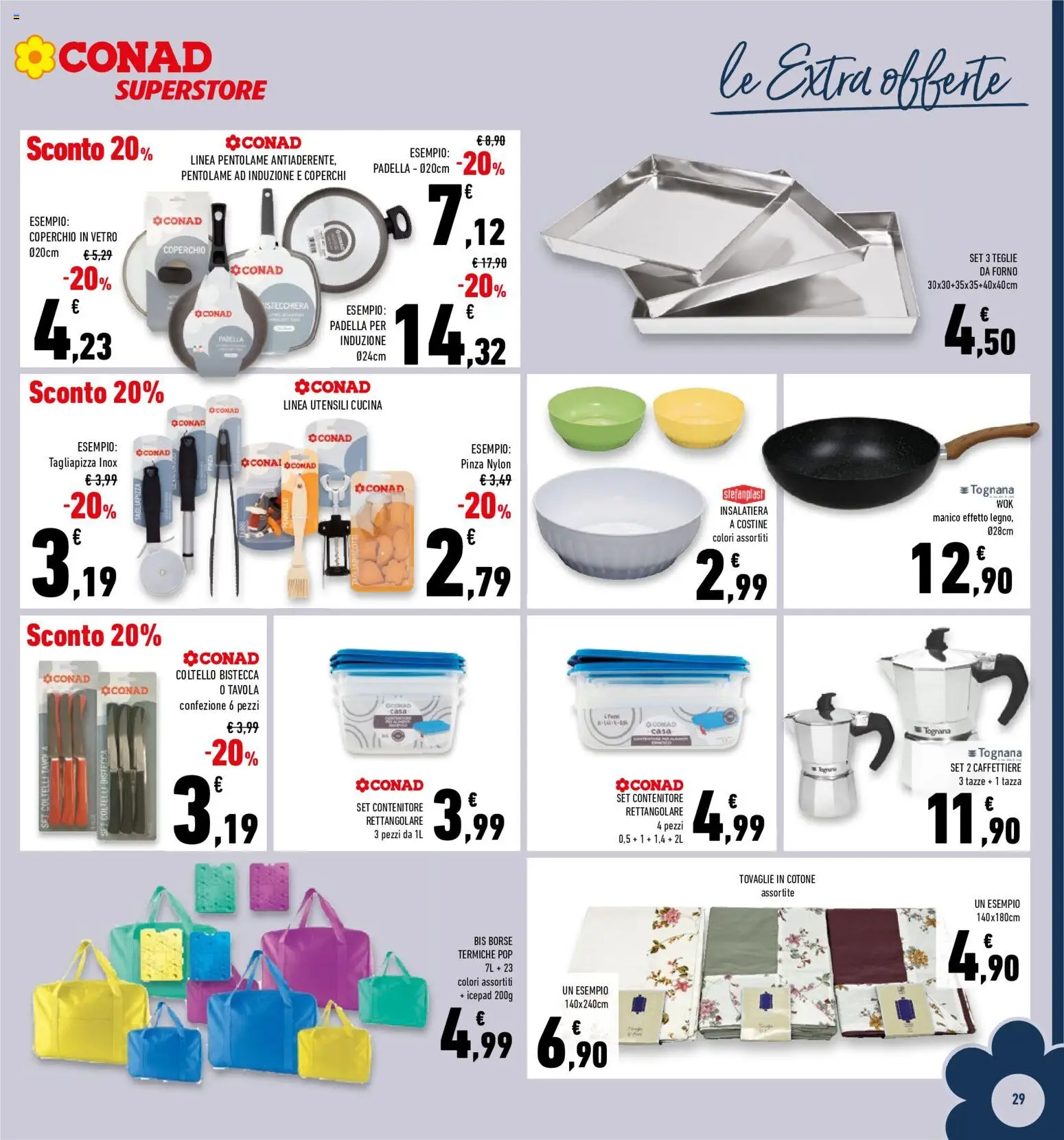 Volantino Conad del 20.05.2026 | Pagina: 29 | Prodotti: Pizza, Contenitore, Padella, Forno