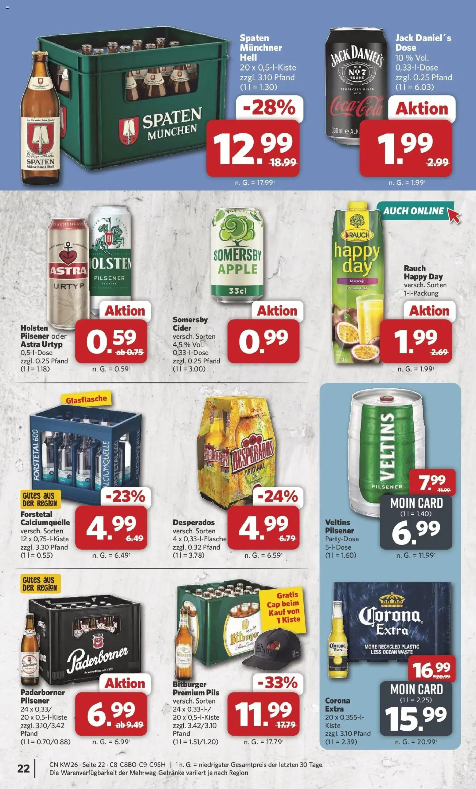 Combi Prospekt Steinhagen – gültig ab 22.06.2026 | Seite: 27 | Produkte: Coca cola, Sekt, Apple, Desperados