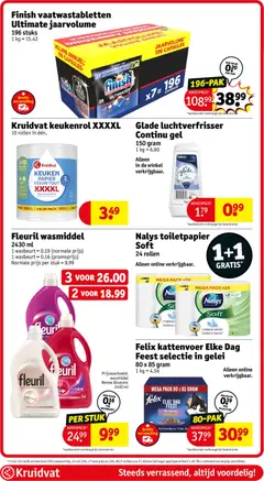 Kruidvat folder week 20 - Voorbeeld van een folder van Kruidvat, geldig van 12.05.2026 | Pagina: 19 | Producten: Papier, Toiletpapier, Wasmiddel, Kan