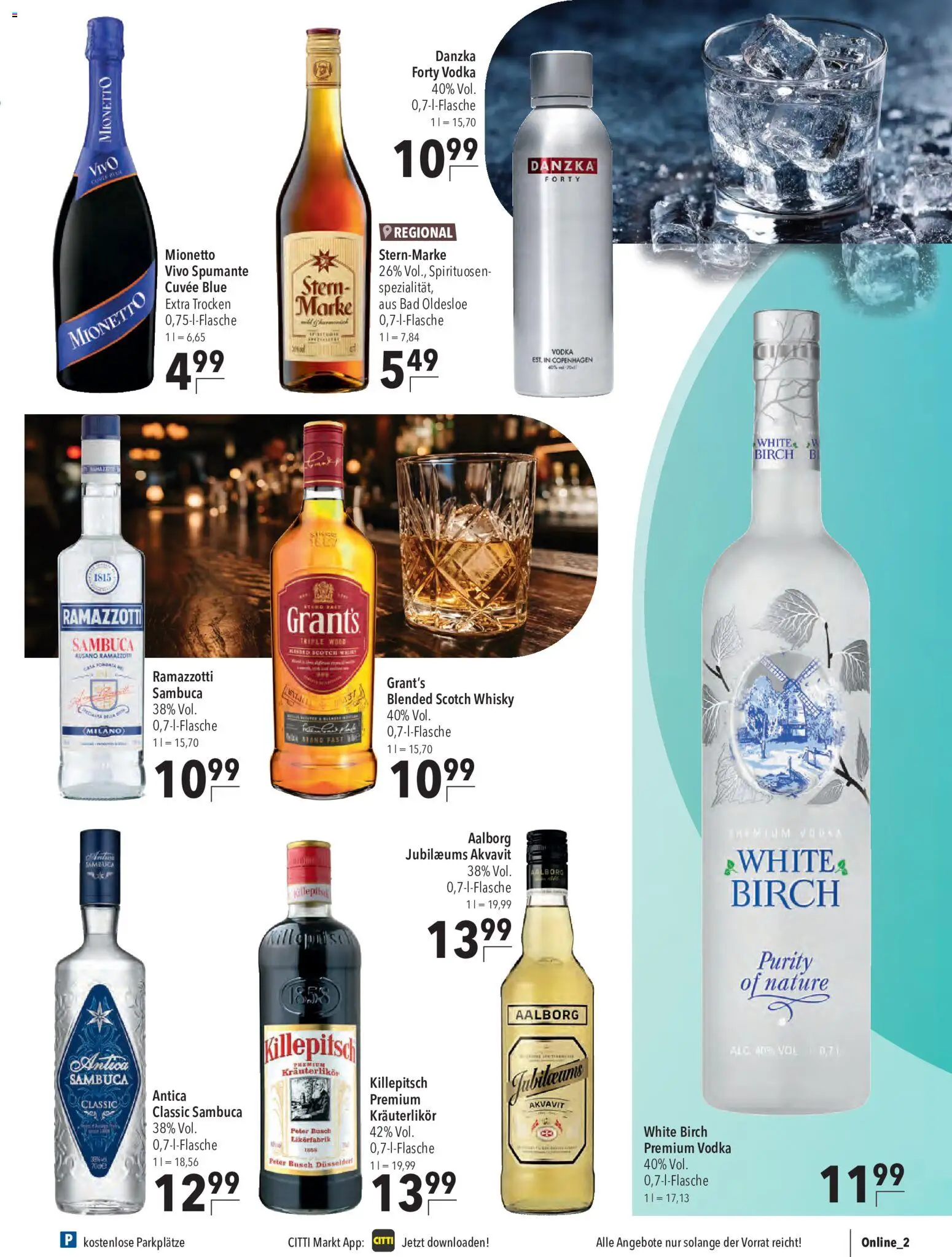 CITTI Markt Prospekt – gültig ab 22.07.2026 | Seite: 13 | Produkte: Vivo, Whisky, Sambuca, Ramazzotti