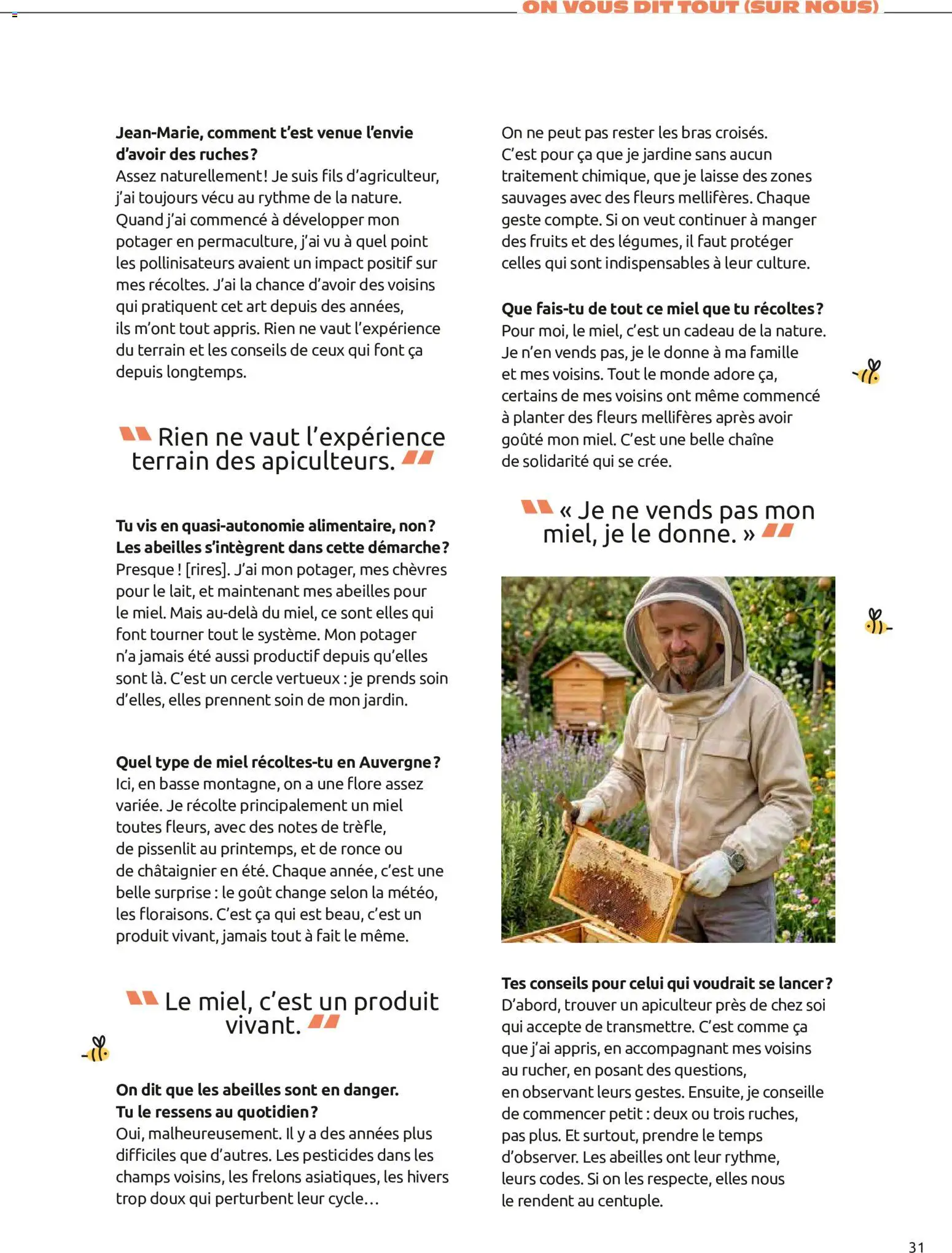 {H1} | Page: 31 | Produits: Fleurs, Potager, Miel, Fruits