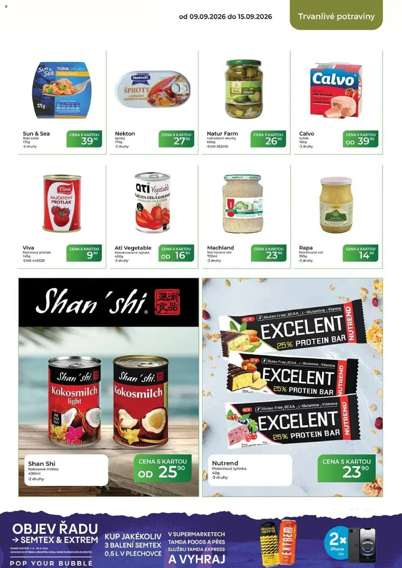 Tamda Foods leták od 16.09.2026 | Strana: 41 | Produkty: Zelí, Protein bar, Nakládané okurky, Iphone