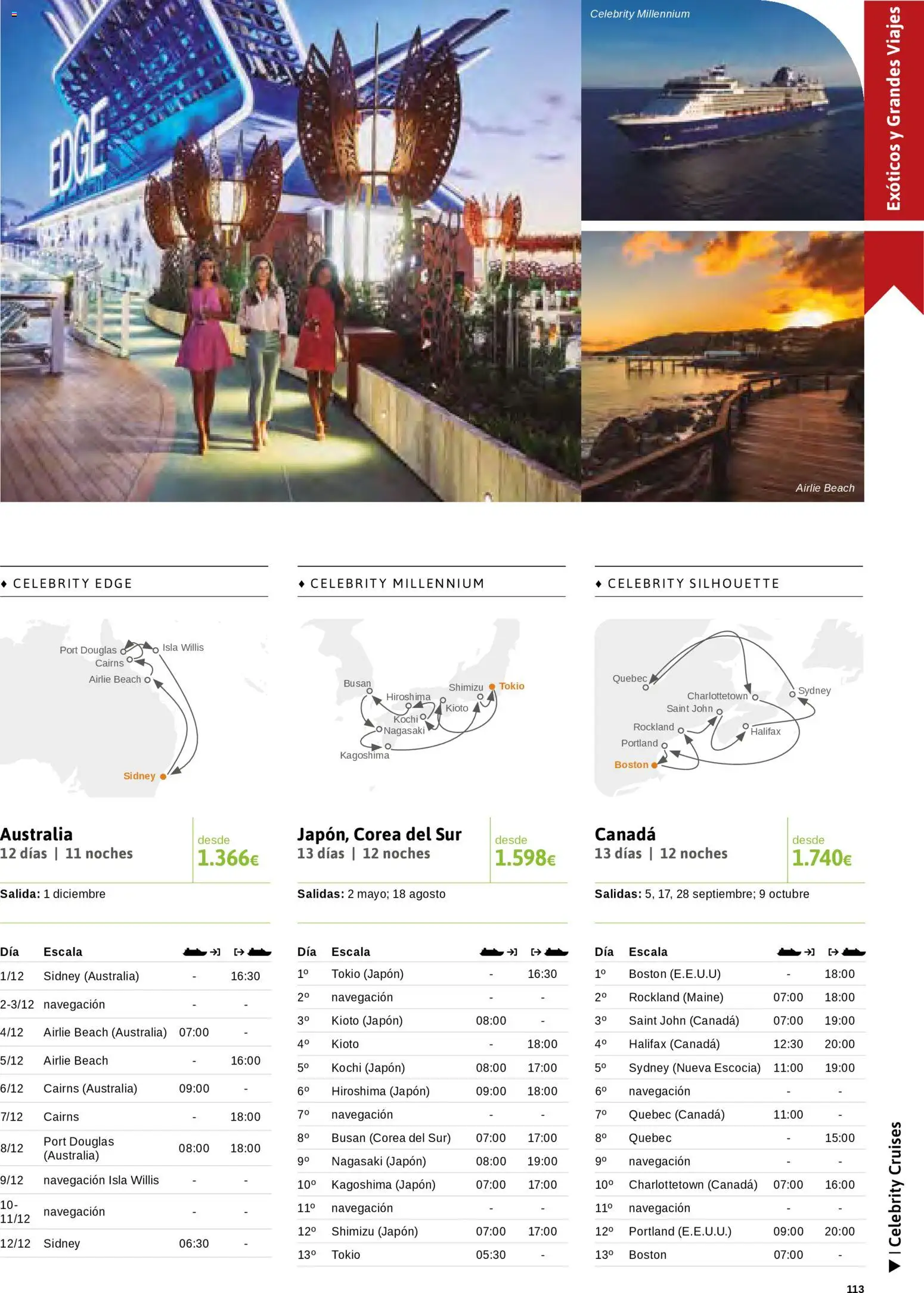 Viajes El Corte Inglés Cruceros marítimos │ válido desde el 01/01/2026 | Página: 114 | Productos: Navegación