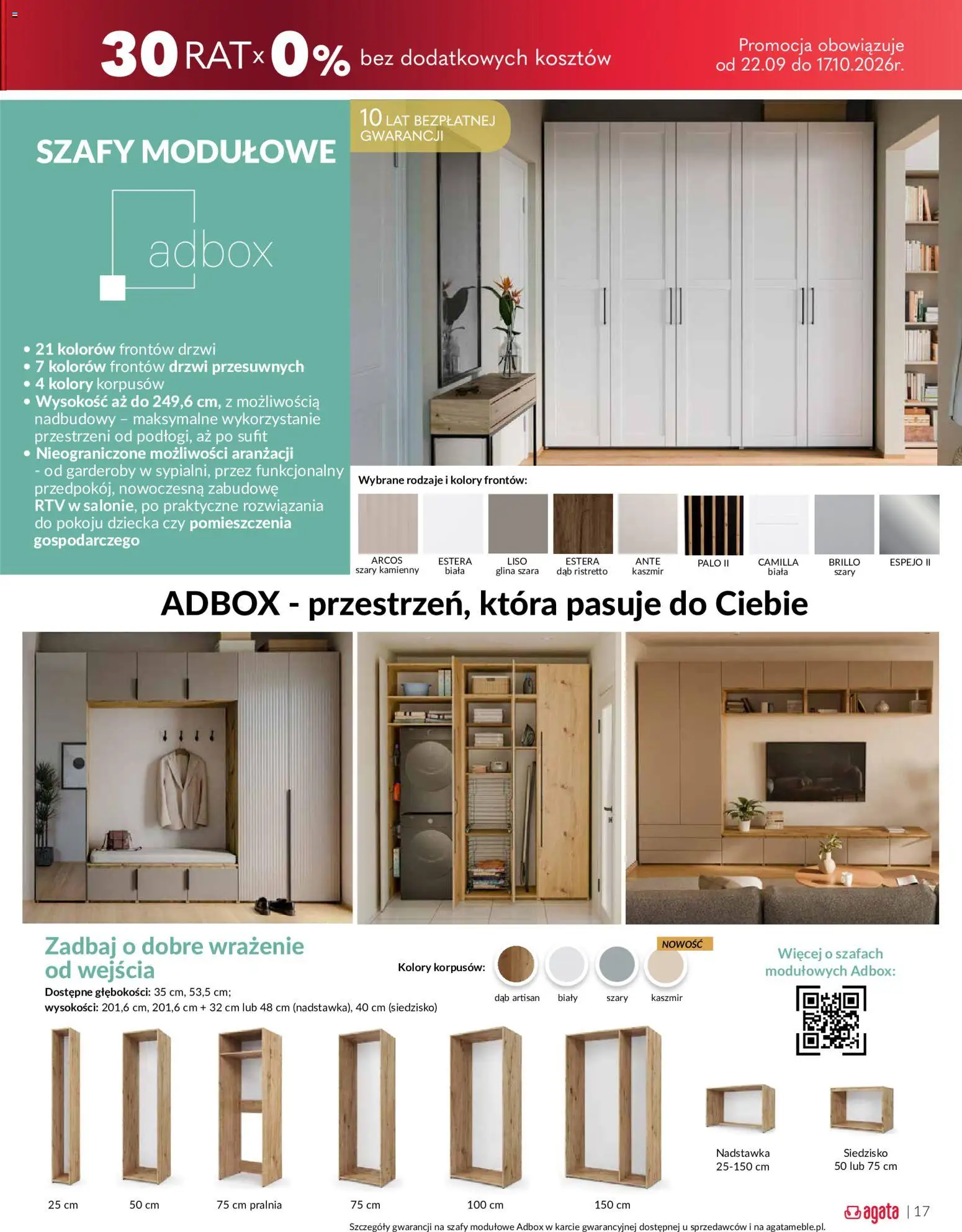 Salony Agata gazetka od 22.09.2026 | Strona: 17 | Produkty: Drzwi