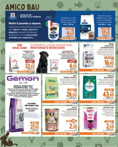 Anteprima del volantino GEMON ALL BREEDS ADULT CON MAIALE E RISO - 15 kg, Alimento completo per cani adulti di tutte le taglie. Formato con ingredienti di qualità: il maiale, fonte di nutrienti essenziali e il riso, fonte di carboidrati. Alimentazione bilanciata con prebiotici (FOS), e polpa di barbabietola. Senza coloranti e conservanti artificiali aggiunti. valido a partire dal 10/09/2026 | Pagina: 2 | Prodotti: Pollo, Patate, Mirtilli, Dolci