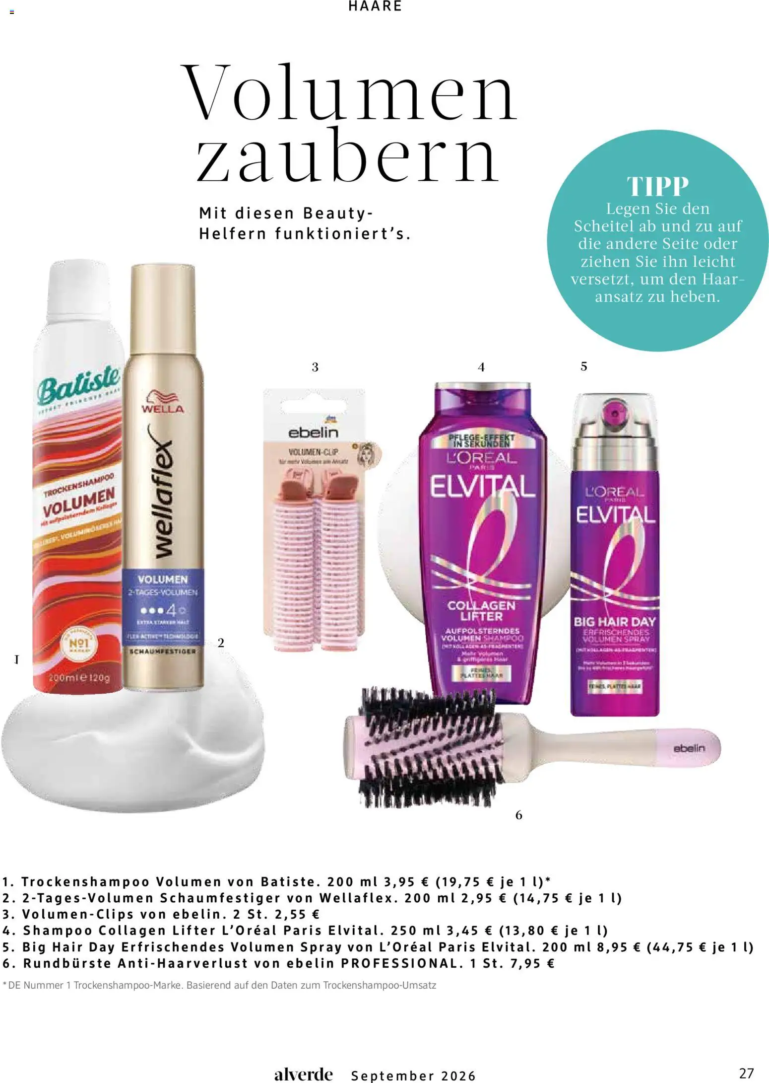 dm drogerie Prospekt – gültig ab 01.09.2026 | Seite: 27 | Produkte: Shampoo