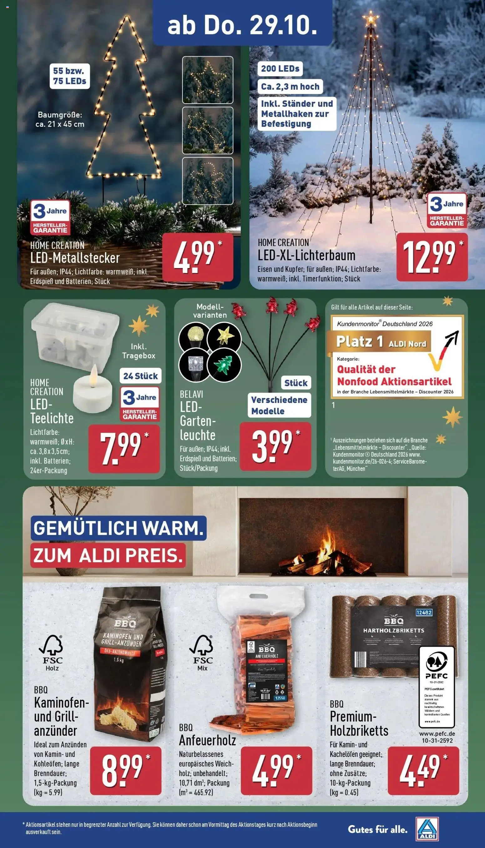 Aldi Aktueller Prospekt (ab 26.10.2026) » Angebote Online | Seite: 21 | Produkte: Grill, Kamin, Kaminofen, Home creation