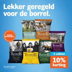 Tyrrell's mature cheddar & chive, slow-cooked crisps - Voorbeeld van een folder van Albert Heijn, geldig van 31-08-2026 | Pagina: 4