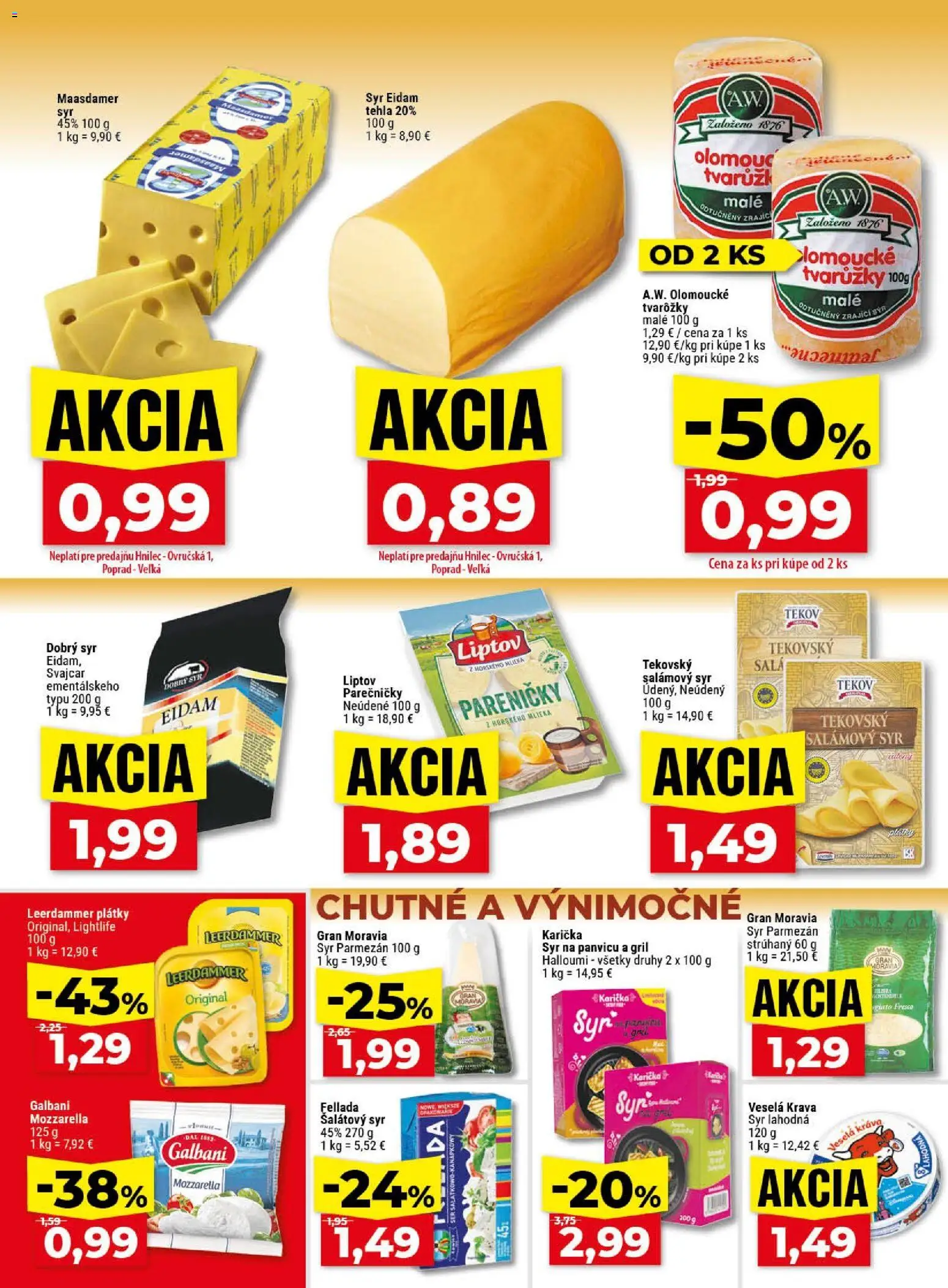 Nové Klas akcie – leták je platný od 11.05.2026 | Strana: 10 | Produkty: Gril, Parmezán, Eidam