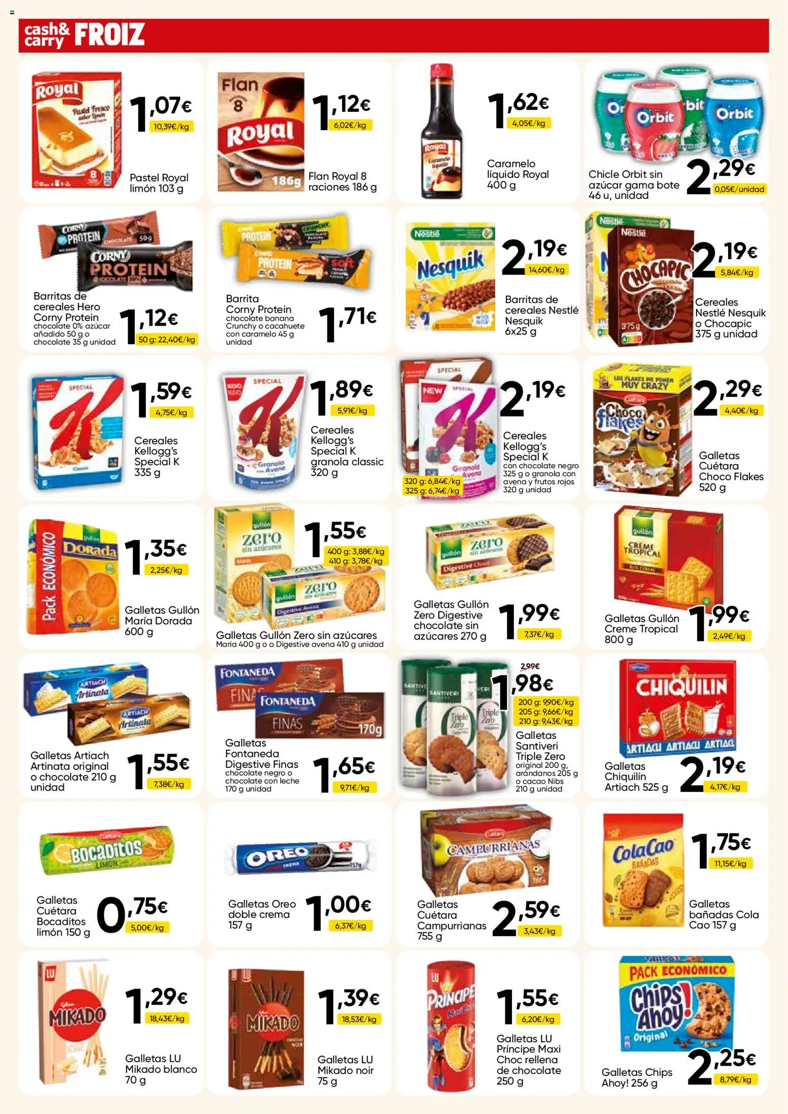 Froiz - Folleto Cash │ válido desde el 15/09/2026 | Página: 4 | Productos: Chocolate, Frutos rojos, Limón, Azúcar