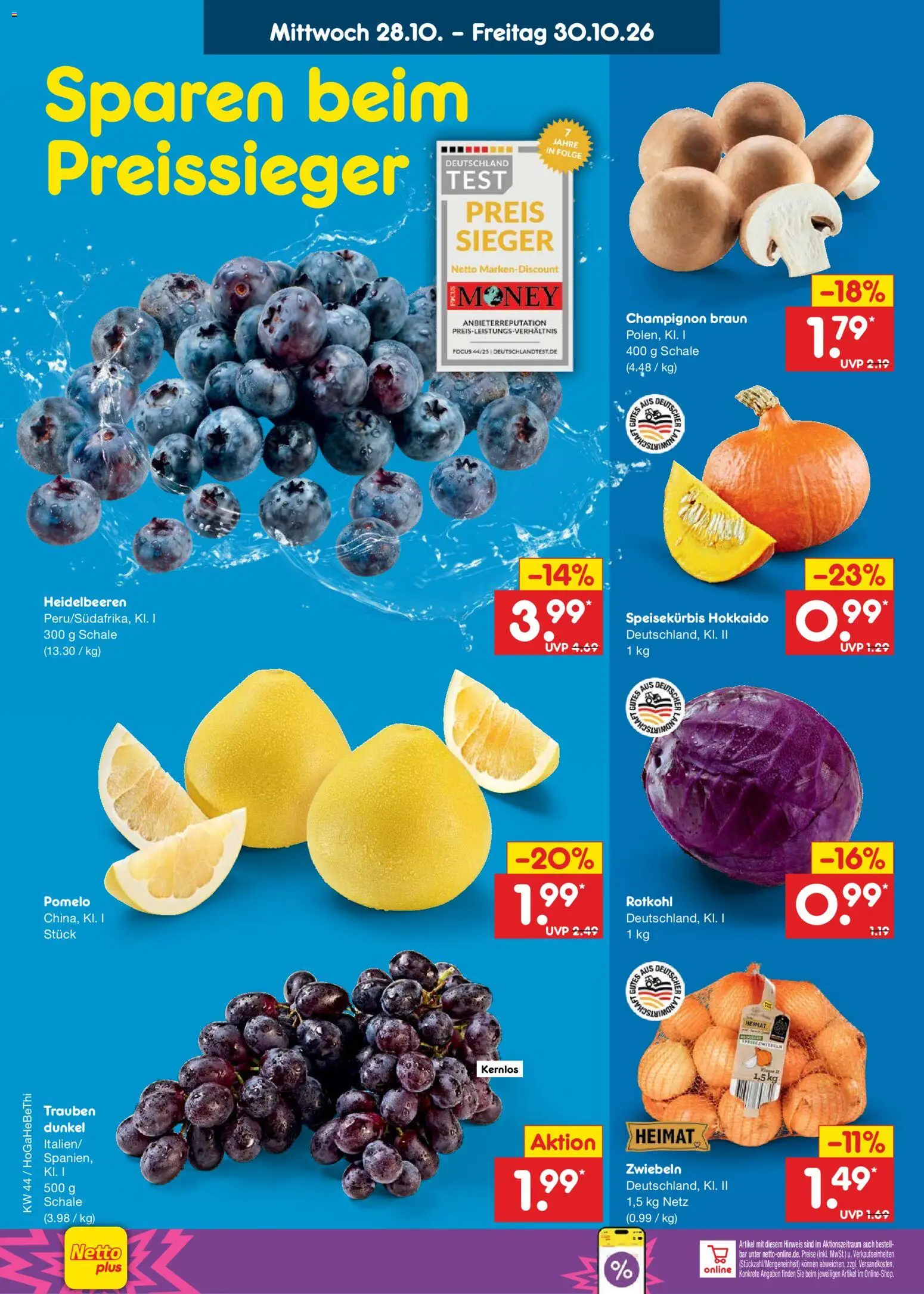 Netto Marken-Discount Prospekt – gültig ab 26.10.2026 | Seite: 44