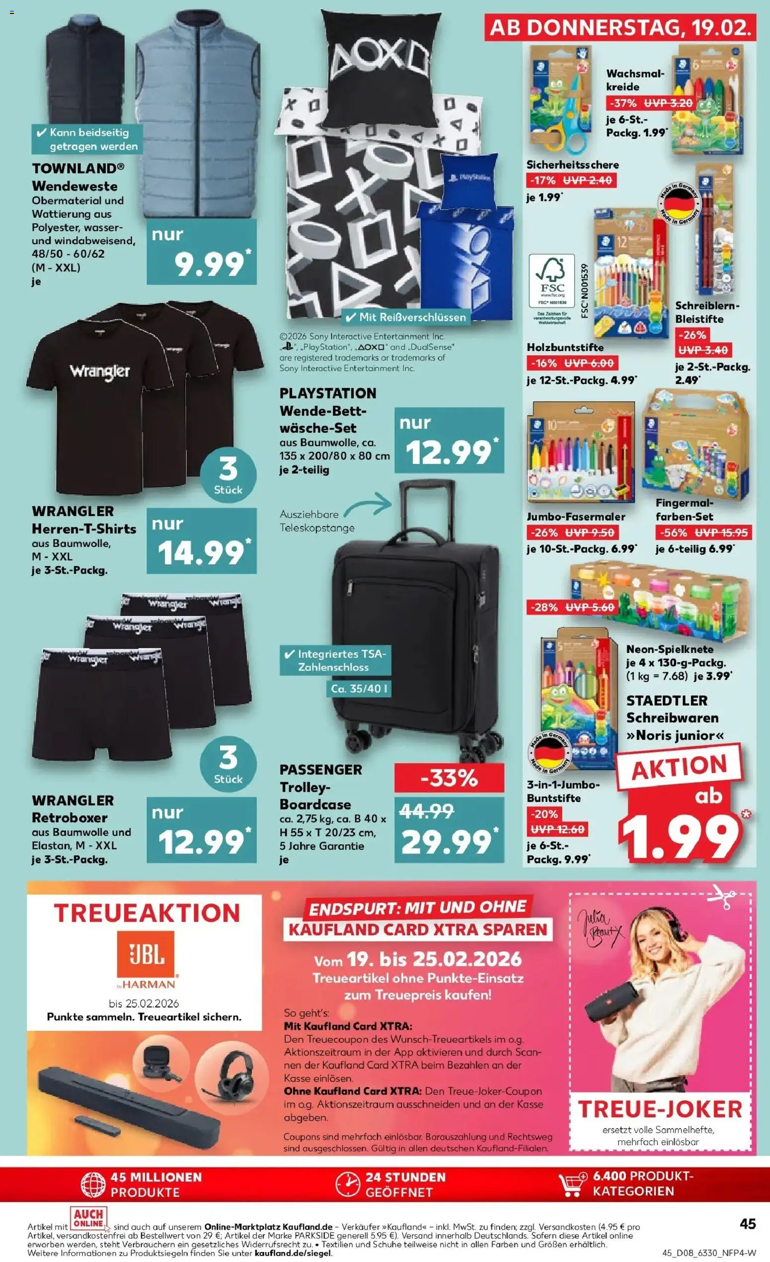 Kaufland prospekt Eschwege	 – gültig ab 19.02.2026 | Seite: 53 | Produkte: Playstation, Sony, Wasser, Boxer
