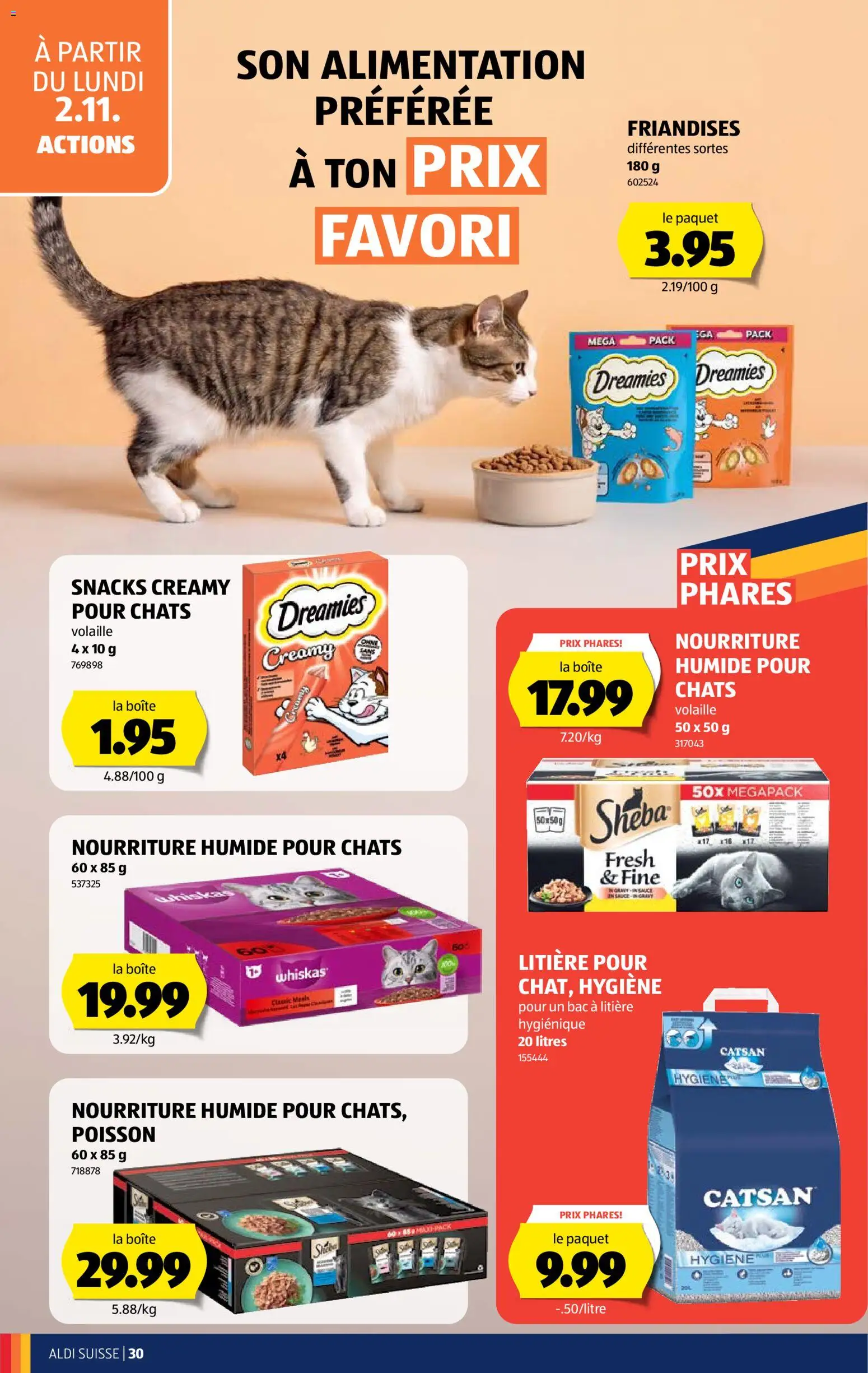 Aldi aktionen FR – gültig ab 29.10.2026 | Seite: 30 | Produkte: Snacks