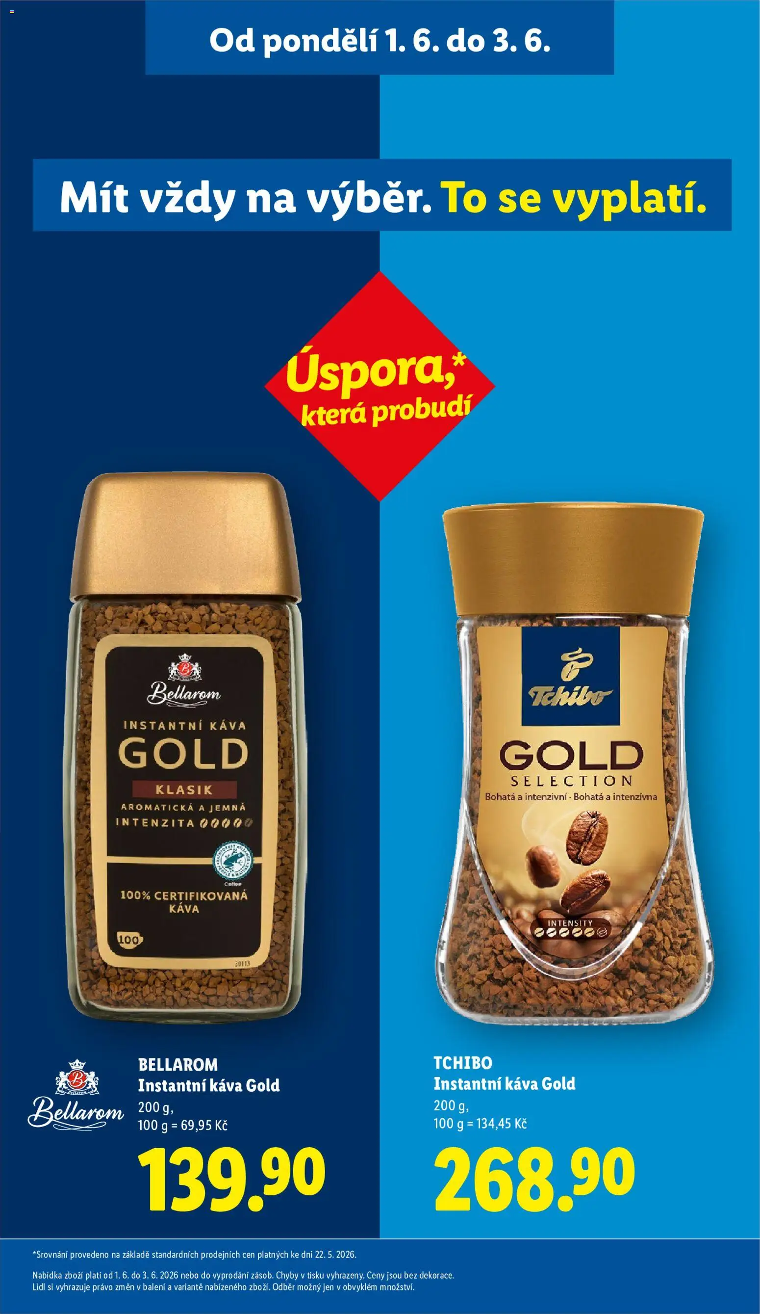 Lidl leták od 04.06.2026 | Strana: 49 | Produkty: Káva, Tchibo, Instantní káva, Bellarom