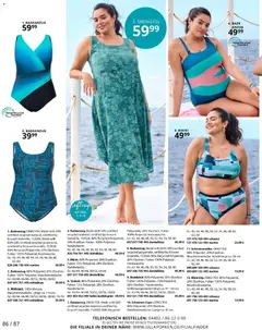 Ulla Popken akciós újság - amely érvényes a következő dátumtól: 01.06.2026 | Oldal: 86 | Termékek: Bikini
