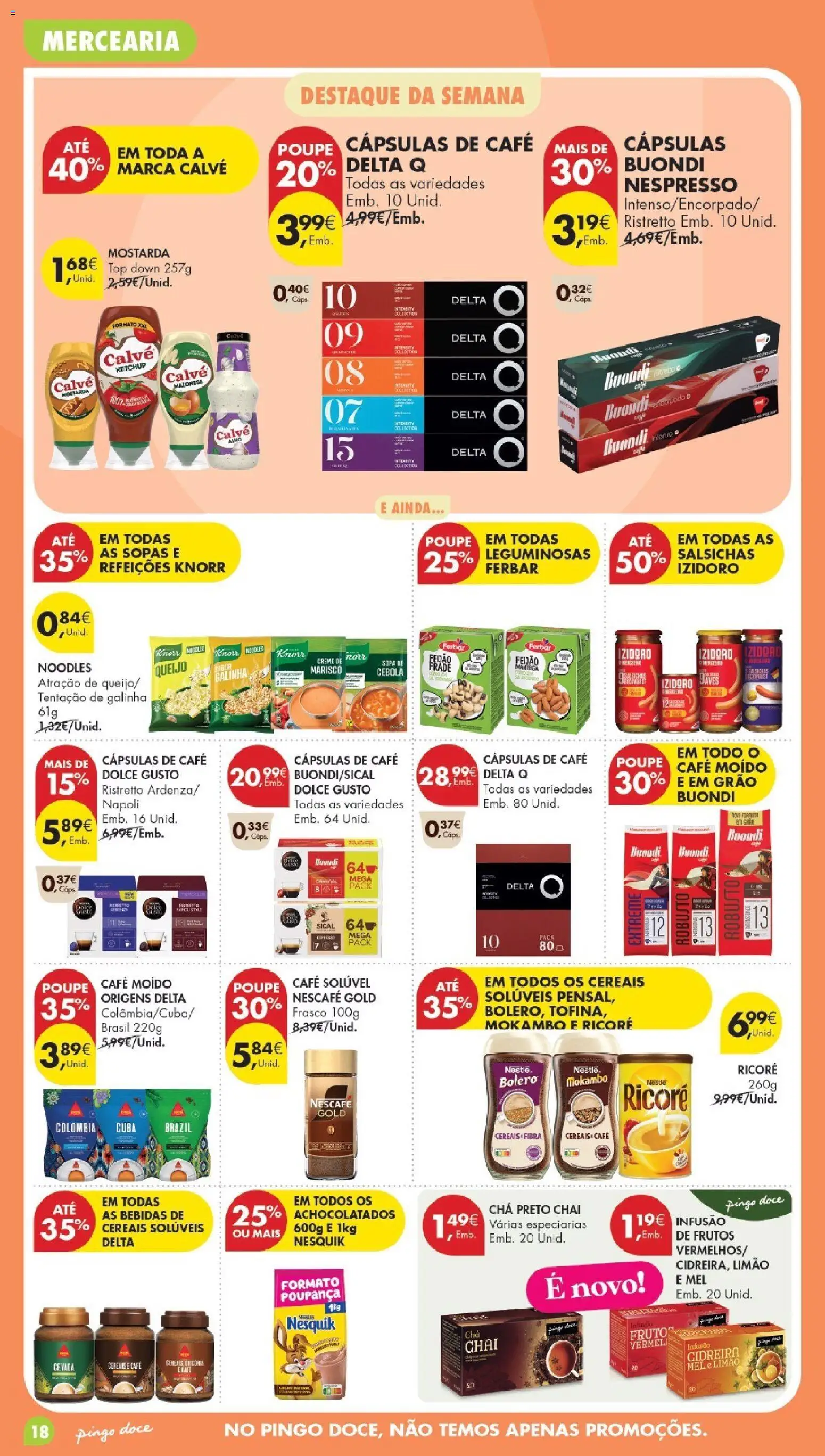 Pingo Doce Poupe Esta Semana Madeira │ válido de 05.05.2026 | Página: 18 | Produtos: Queijo, Nestlé, Mel, Cereais