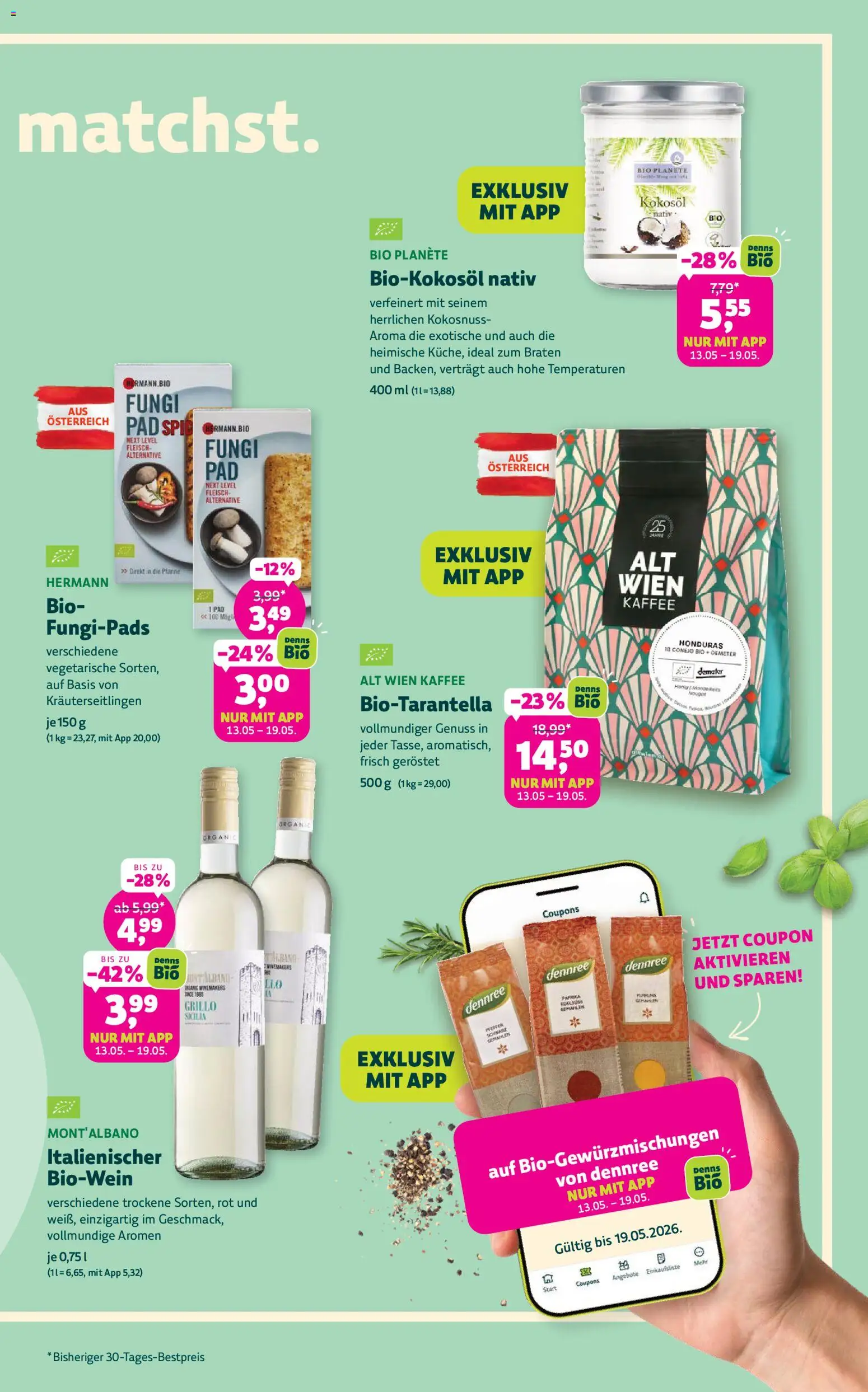 Denns BioMarkt Angebote gültig ab 06.05.2026 | Seite: 3 | Produkte: Kaffee