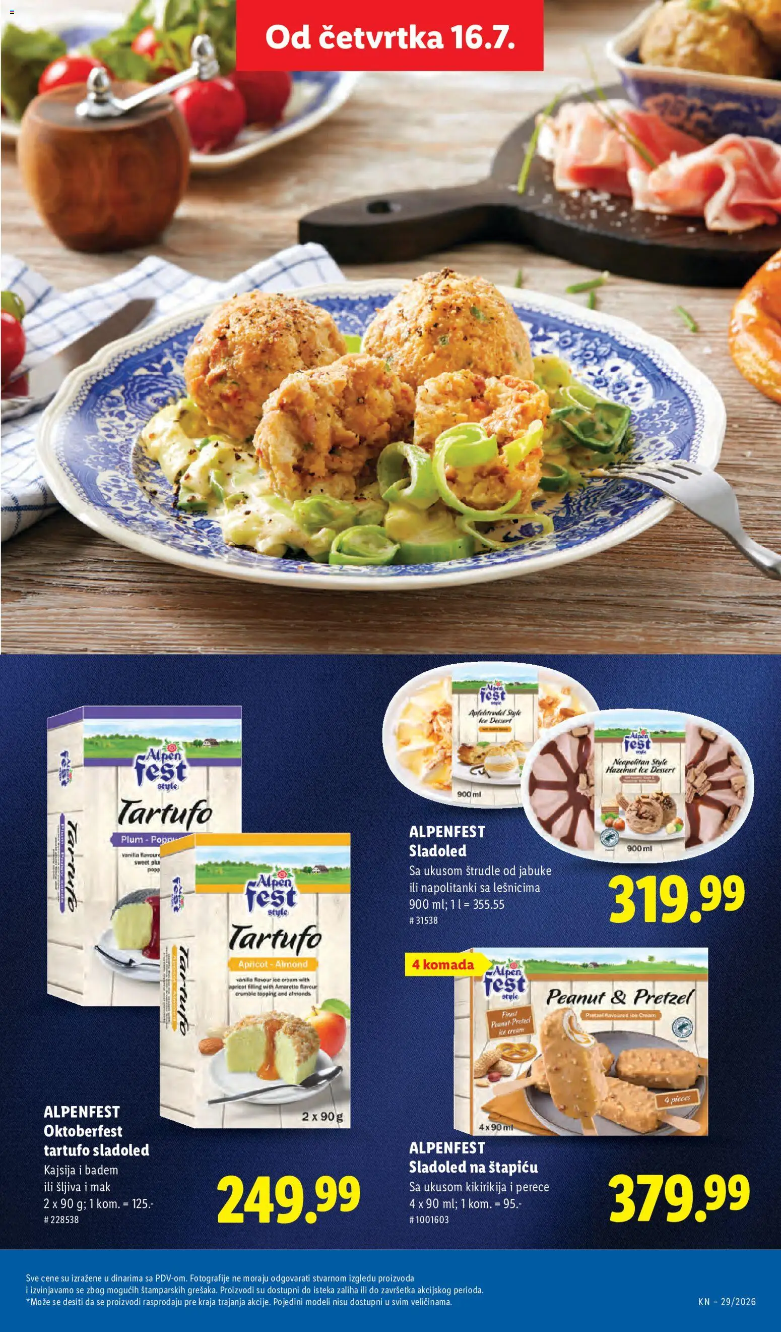 Lidl katalog - važi od 16.07.2026 | Strana: 65 | Proizvode: Badem, Sladoled na štapiću, Šljiva, Jabuke