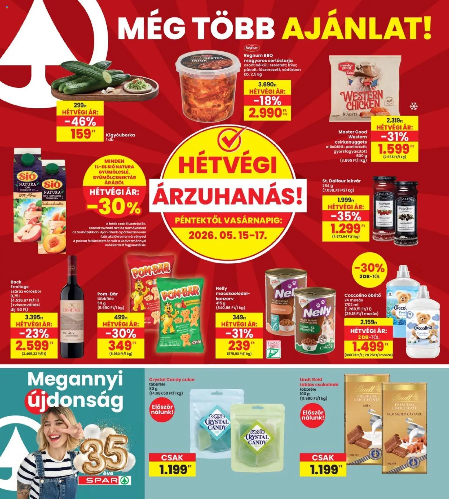Interspar akciós ujság - amely érvényes a következő dátumtól: 14.05.2026 | Oldal: 18