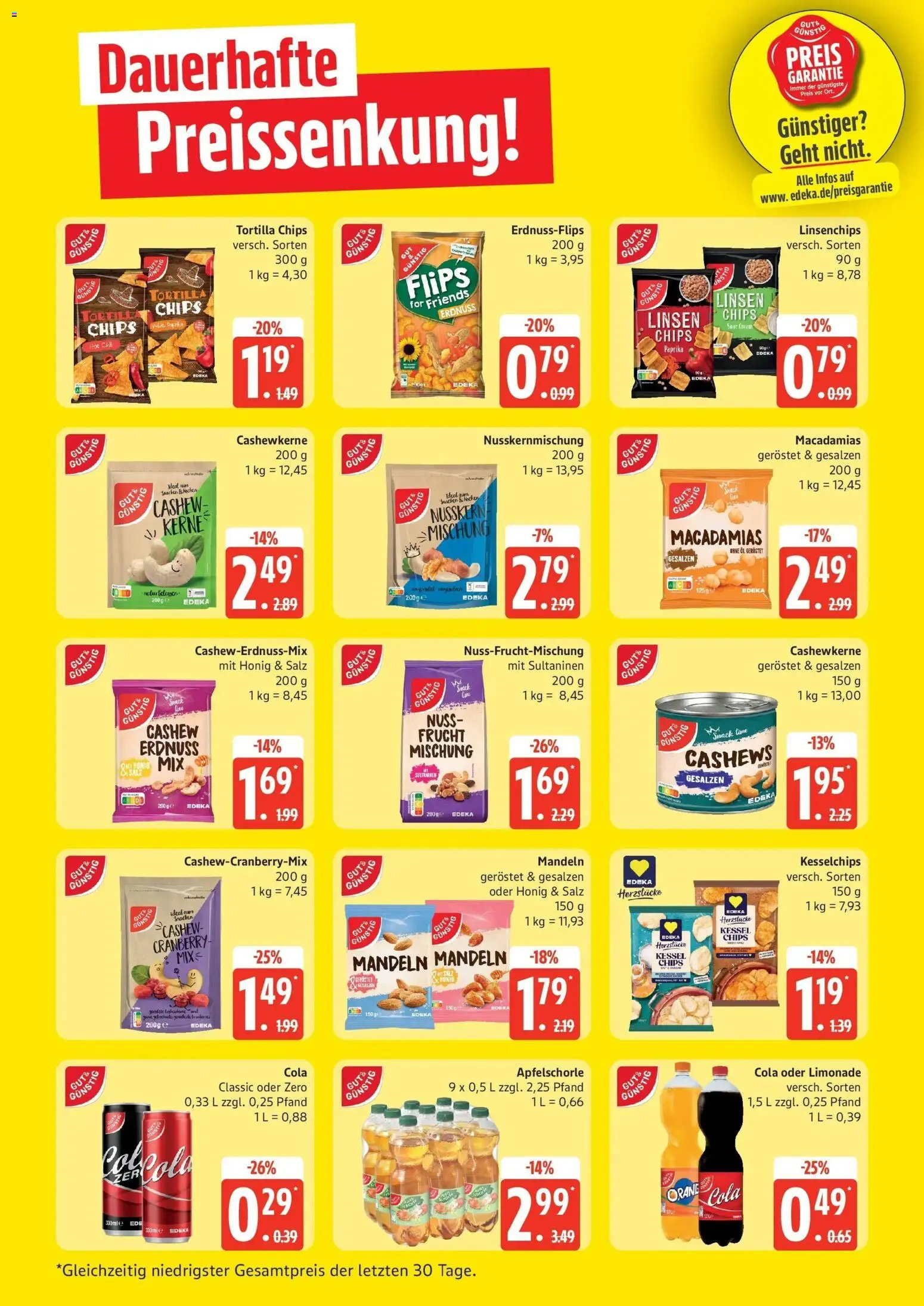 Edeka Prospekt Rostock (ab 12.10.2026) » Angebote Online | Seite: 24 | Produkte: Cola, Öl, Paprika, Salz