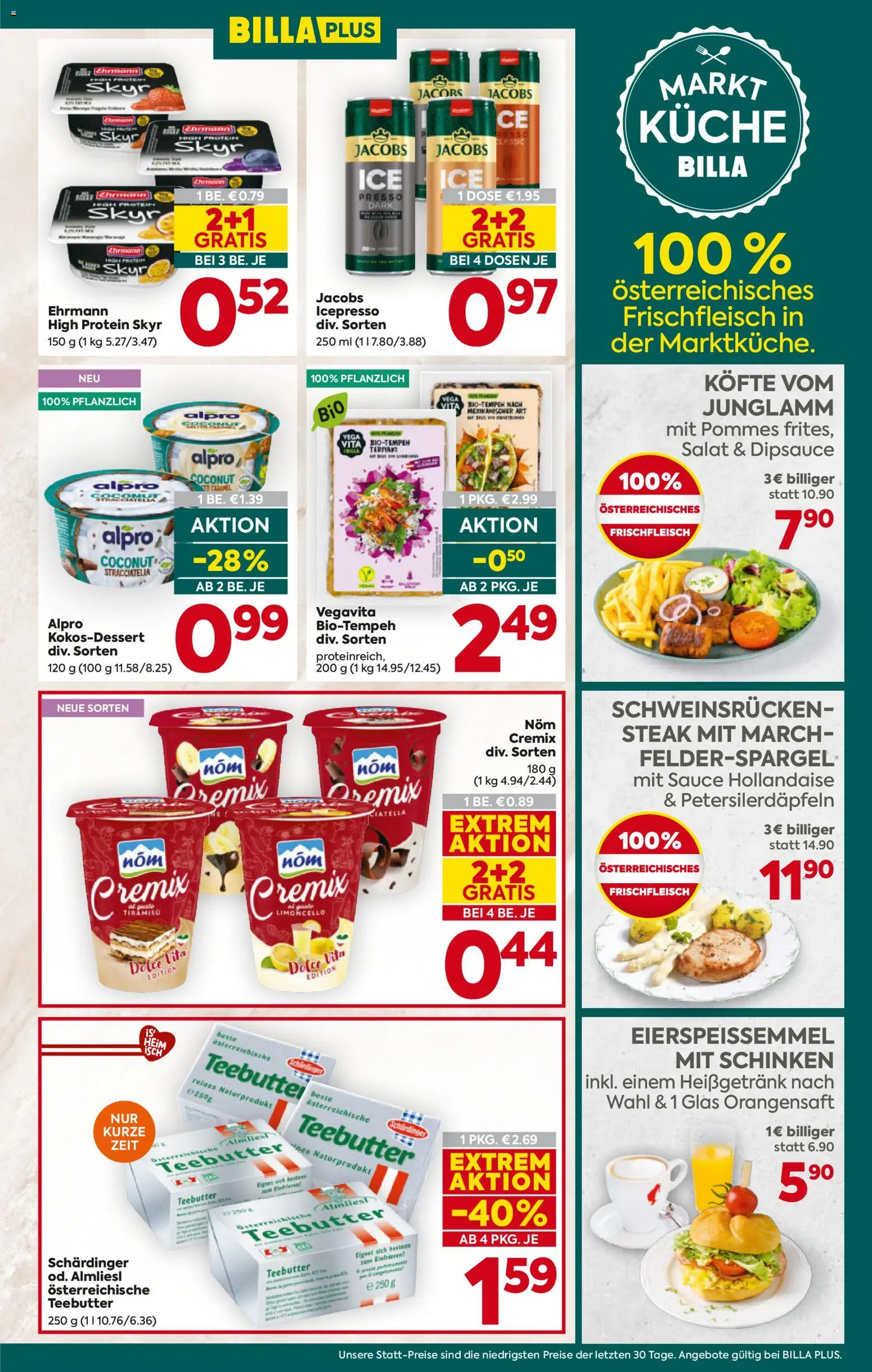 Billa Plus Flugblatt gültig ab 07.05.2026 | Seite: 15 | Produkte: Salat, Schinken