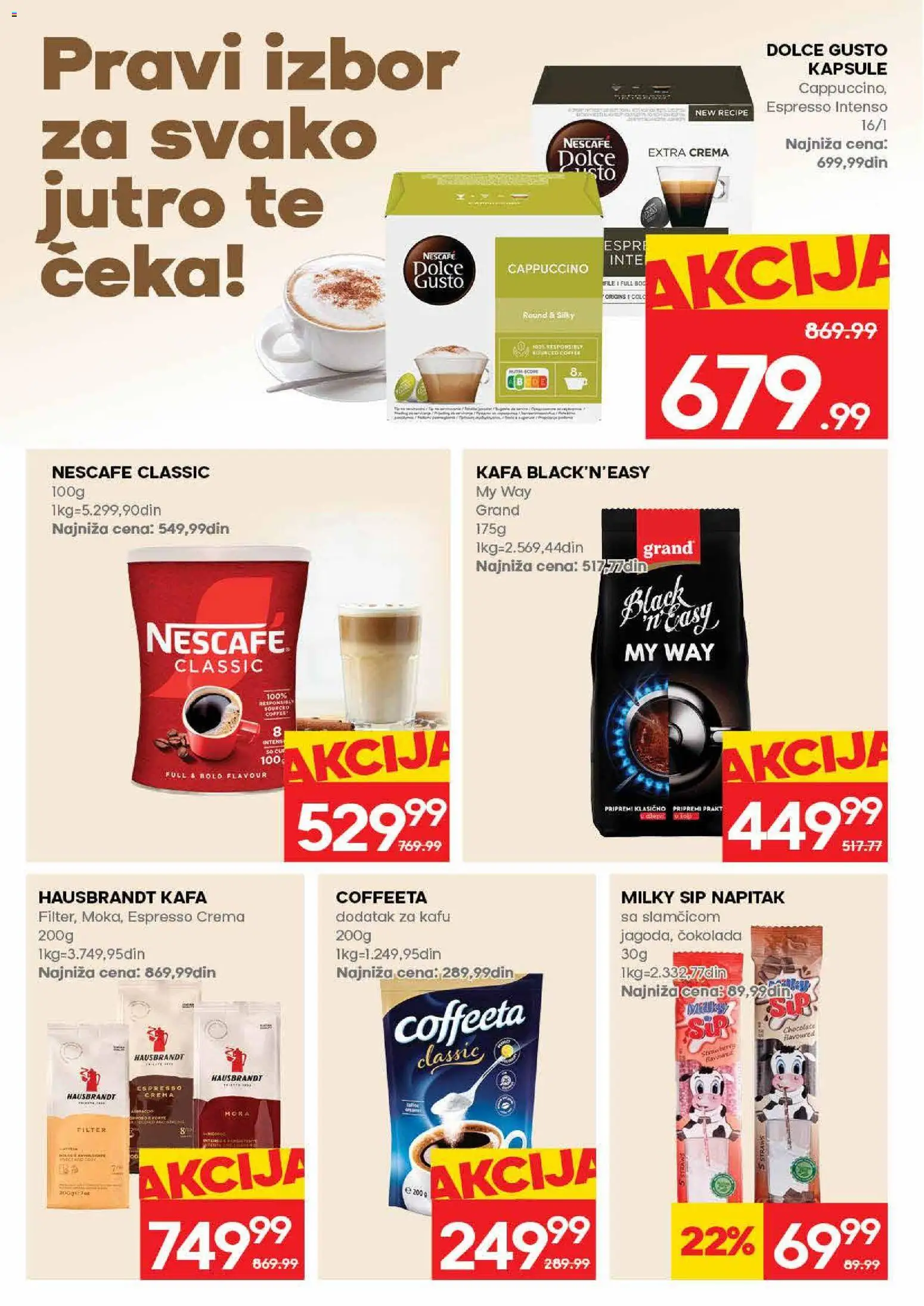 Roda katalog - važi od 11.06.2026 | Strana: 16 | Proizvode: Dolce Gusto, Kapsule, Čokolada, Nescafé