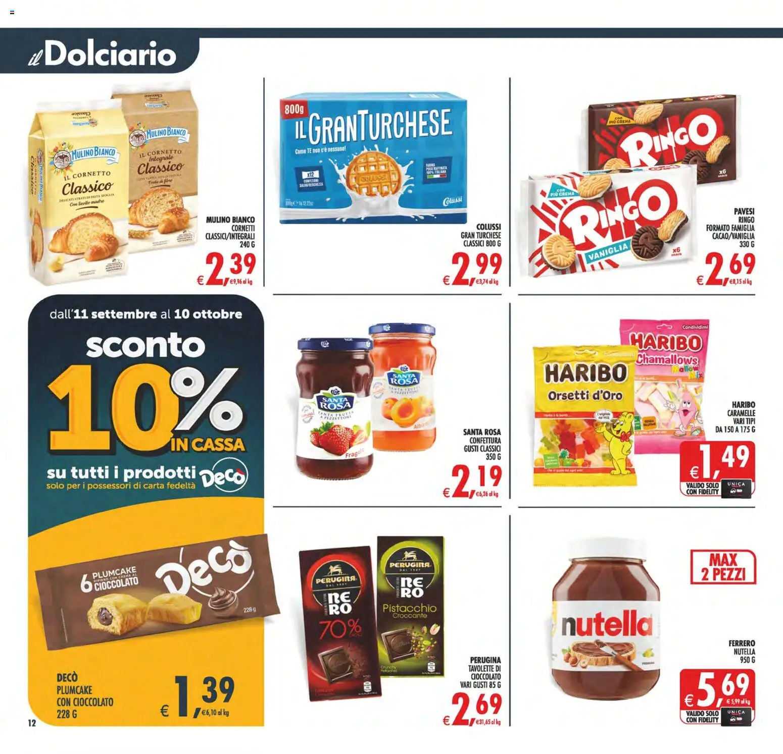 Volantino Decò del 02/10/2026 | Pagina: 12
