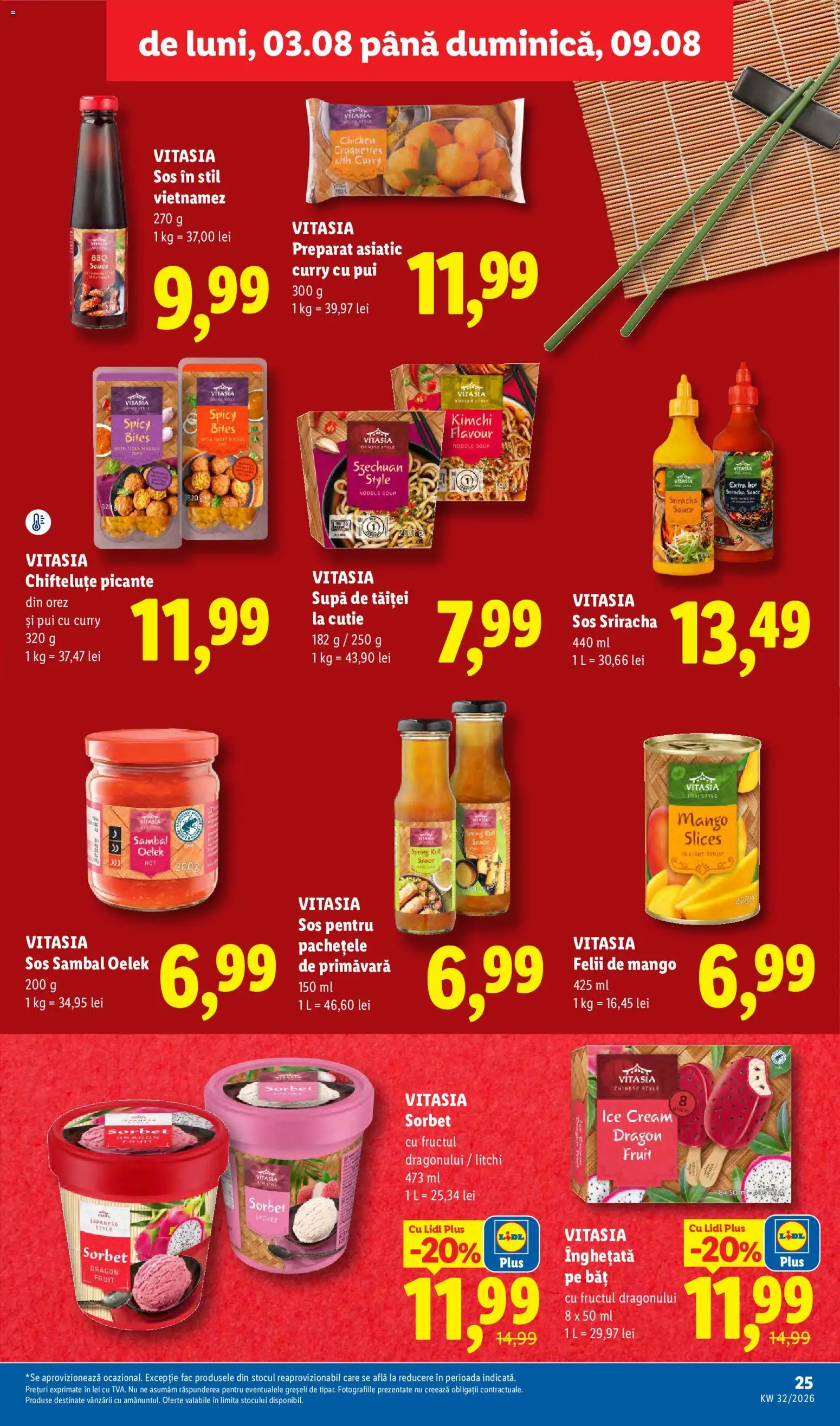 Noul catalog Lidl – valabil de la 03.08.2026 | Pagină: 25 | Produse: Style, Cutie, Vitasia, Plus