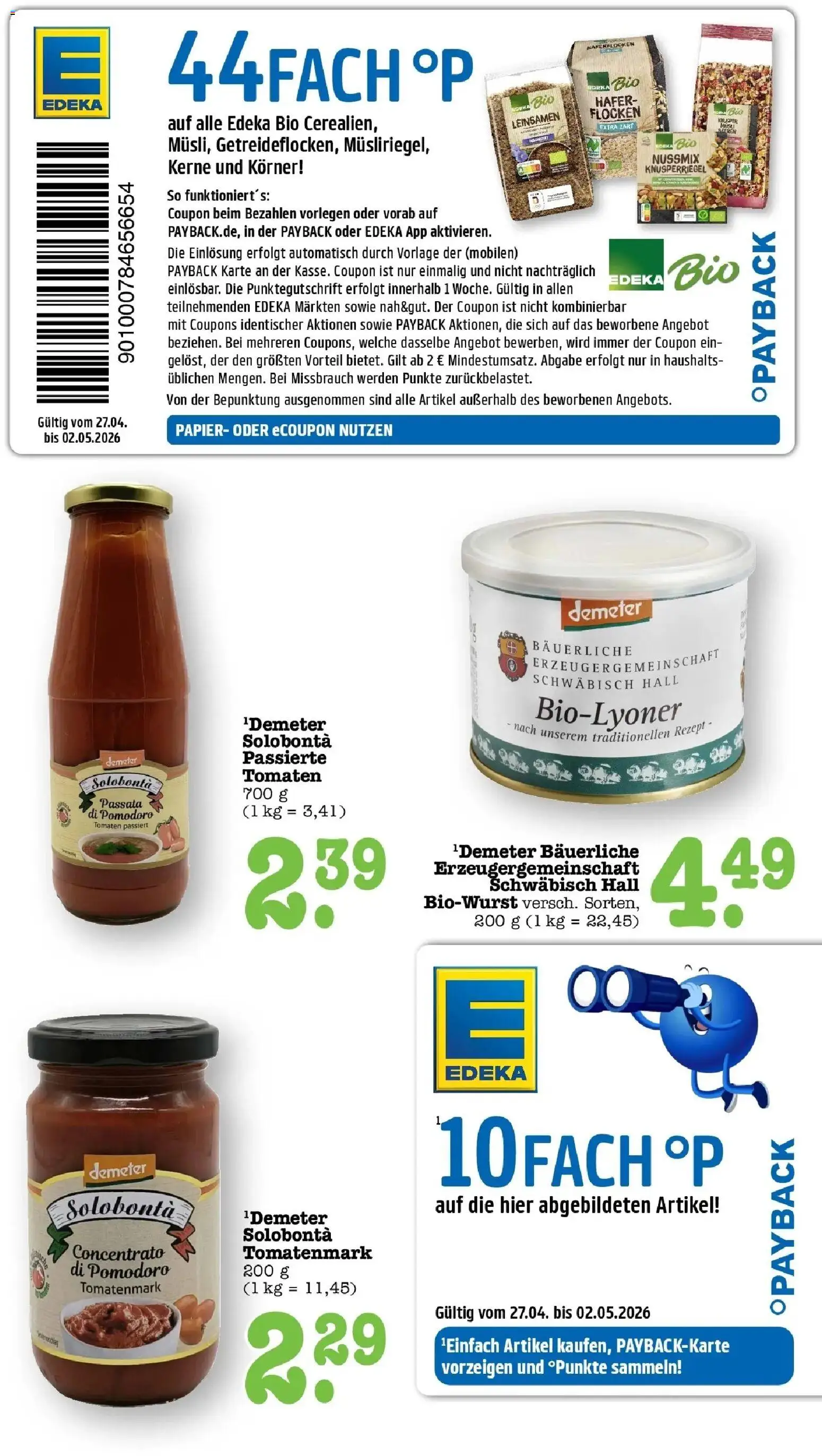Edeka prospekt Offenbach	 – gültig ab 27.04.2026 | Seite: 58 | Produkte: Tomaten, Flocken
