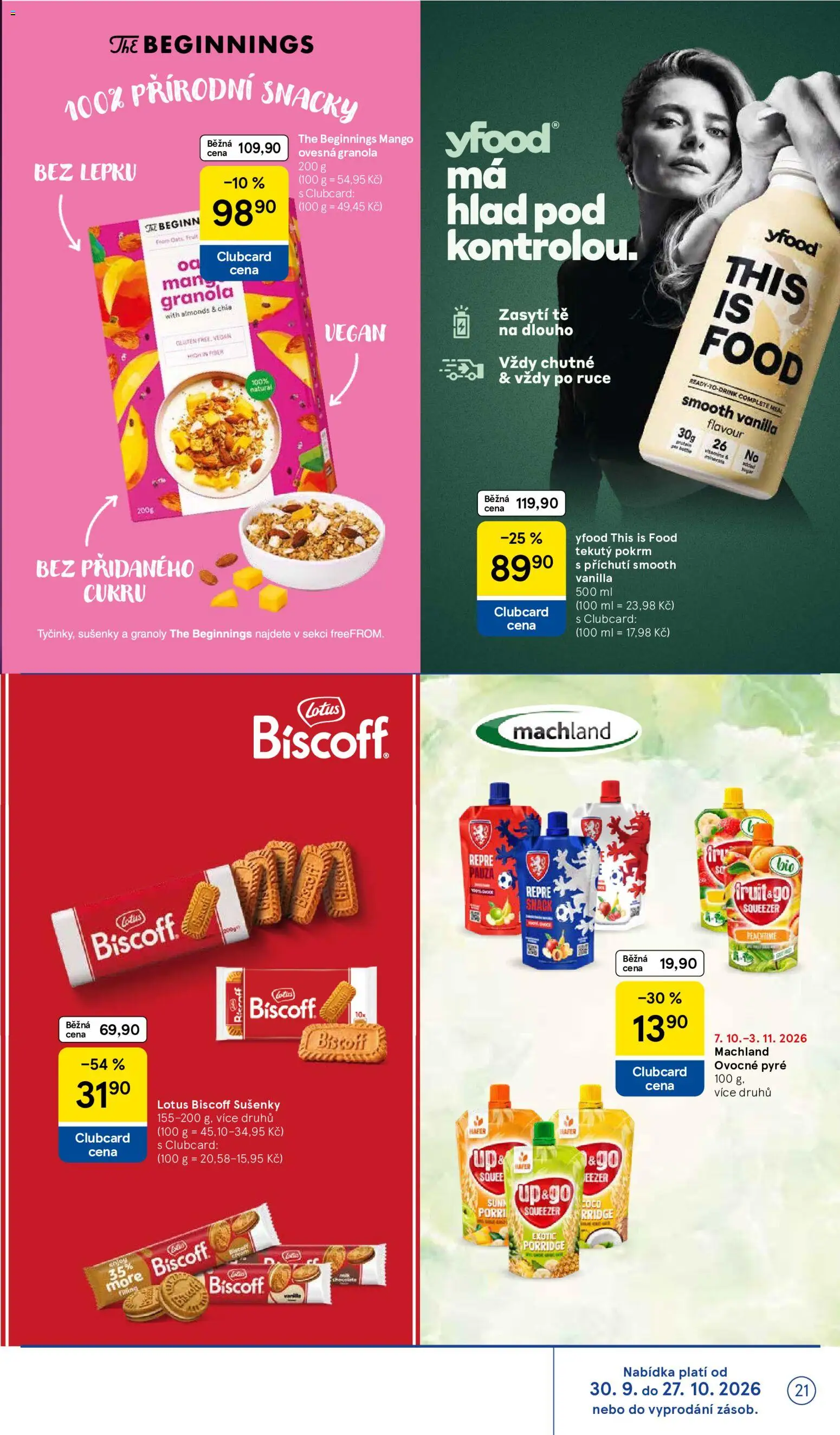 Tesco leták - Značky, které máte rádi od 30.09.2026 | Strana: 21