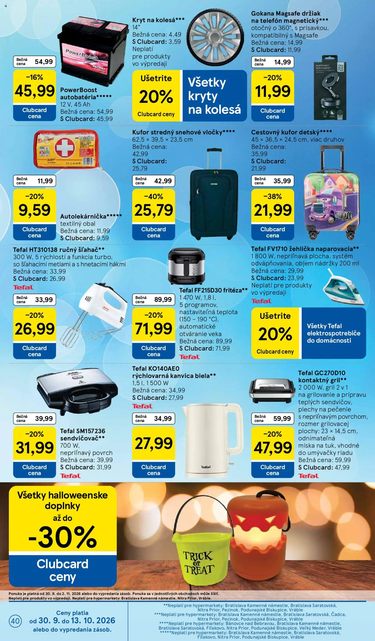 Nové Tesco akcie – leták je platný od 30.09.2026 | Strana: 40