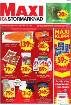 ICA Maxi - Malmö - Förhandsvisning av reklamblad från butik ICA Maxi aktuell från 25.05.2026