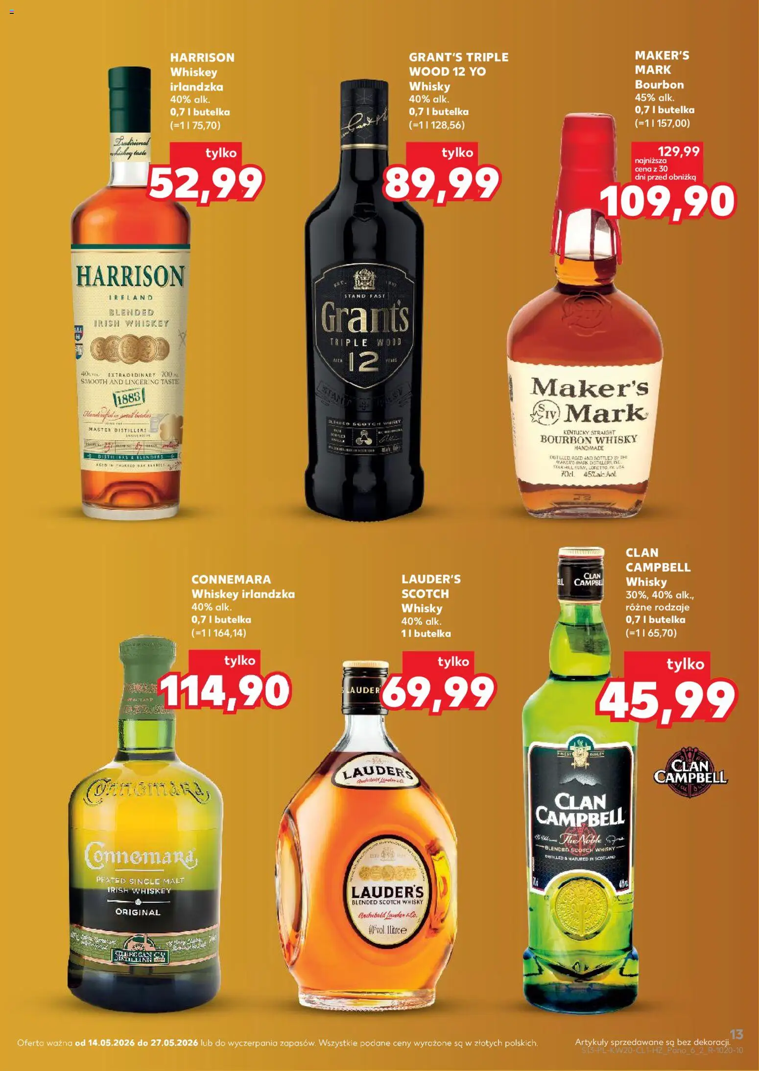 Kaufland Polsko leták - Barek od 14.05.2026 | Strana: 13