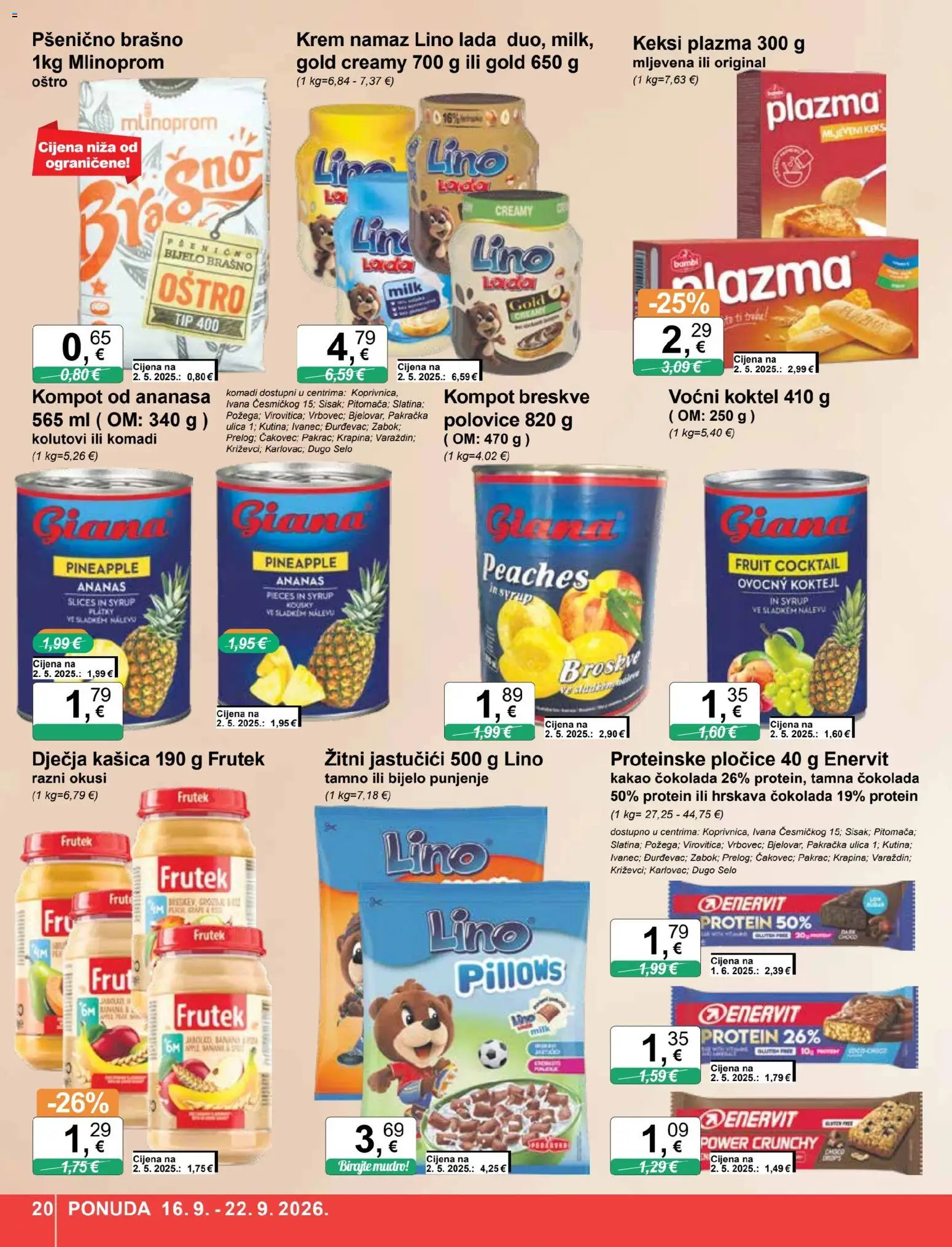 KTC katalog | vrijedi od 16.09.2026 | Stranica: 20 | Proizvodi: Protein, Keksi, Čokolada, Tamna čokolada