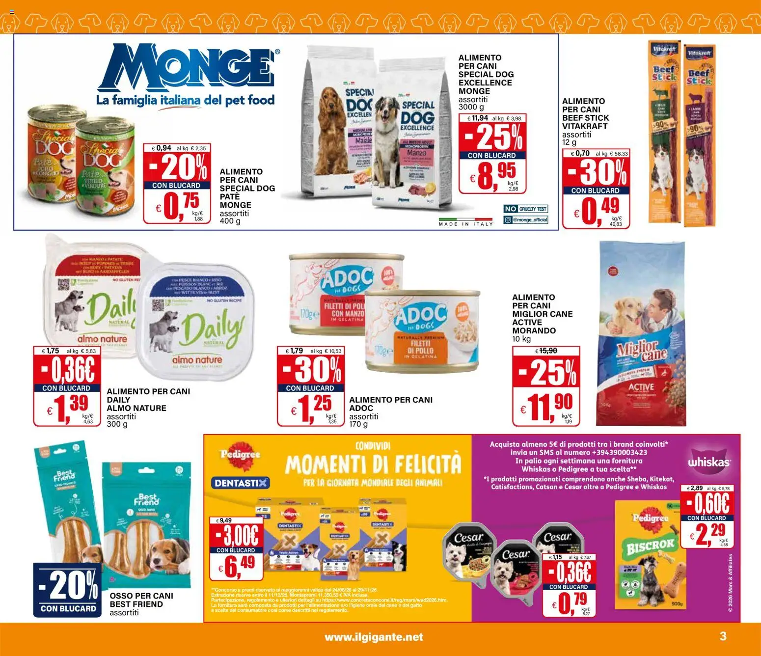 Volantino Il Gigante del 12/10/2026 | Pagina: 3 | Prodotti: Paté, Pollo, Maiale, Pesce