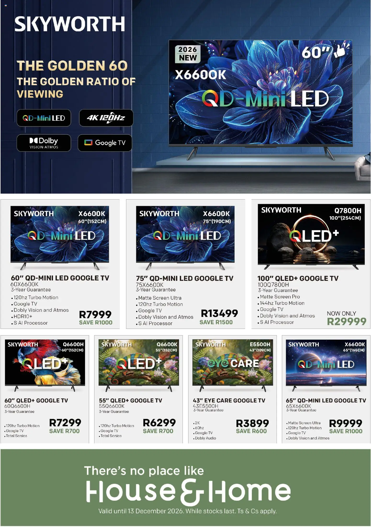 New House and Home catalogue – valid from 26/10/2026 | Page: 1 | Products: Audio, TV
