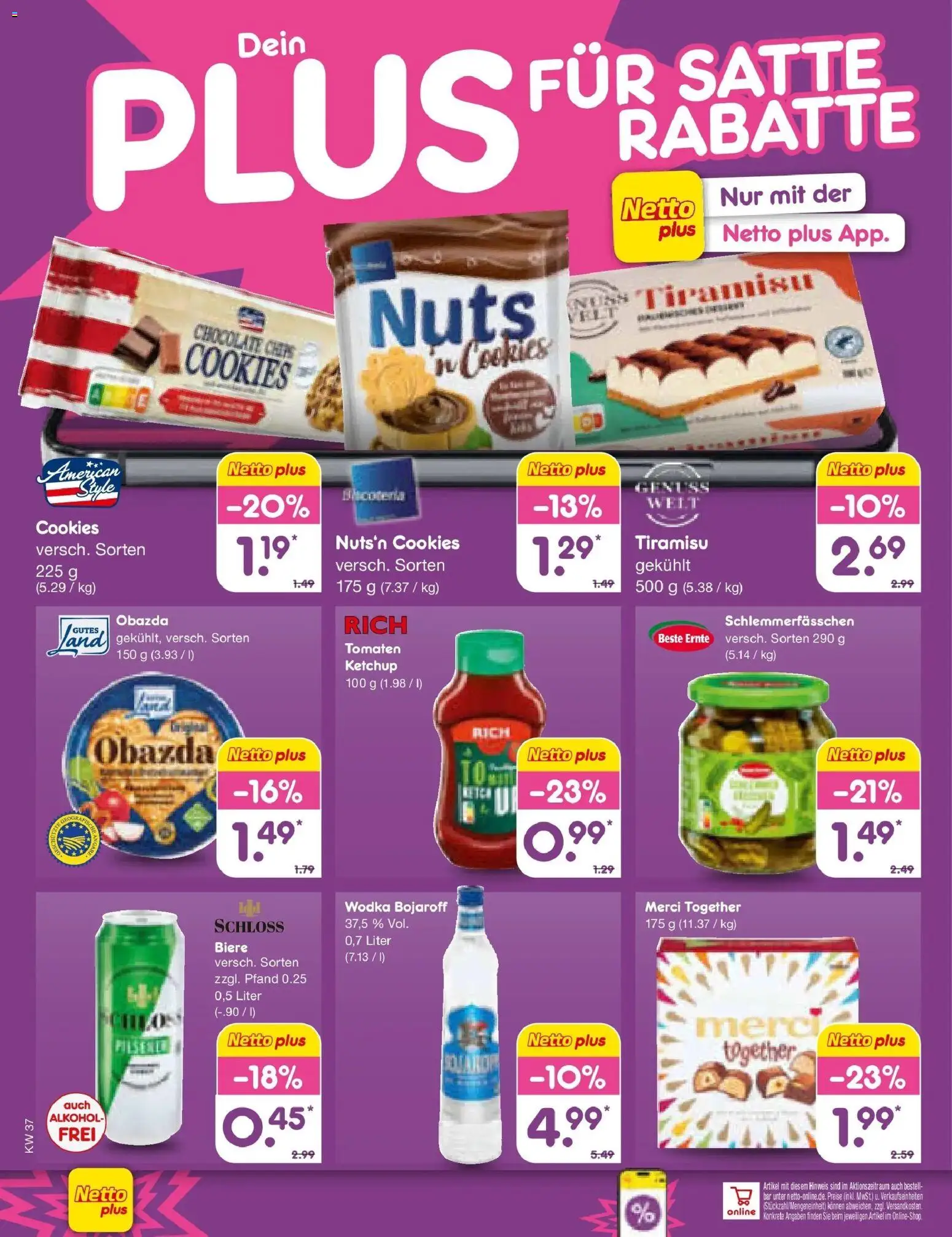 Netto Marken-Discount Prospekt Ergolding – gültig ab 07.09.2026 | Seite: 73 | Produkte: Tomaten, Alkohol, Chips, Ketchup