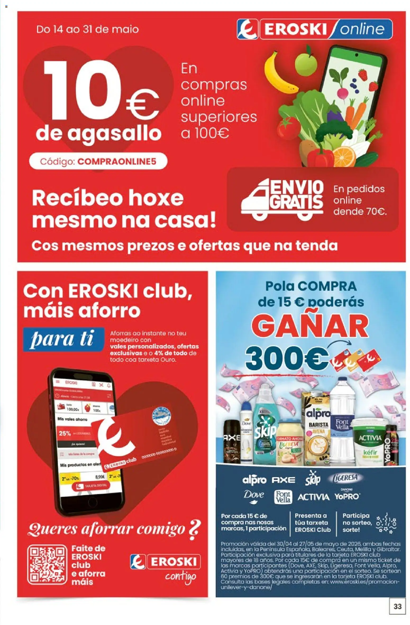 Eroski Quieres ahorrar conmigo │ válido desde el 14.05.2026 | Página: 33