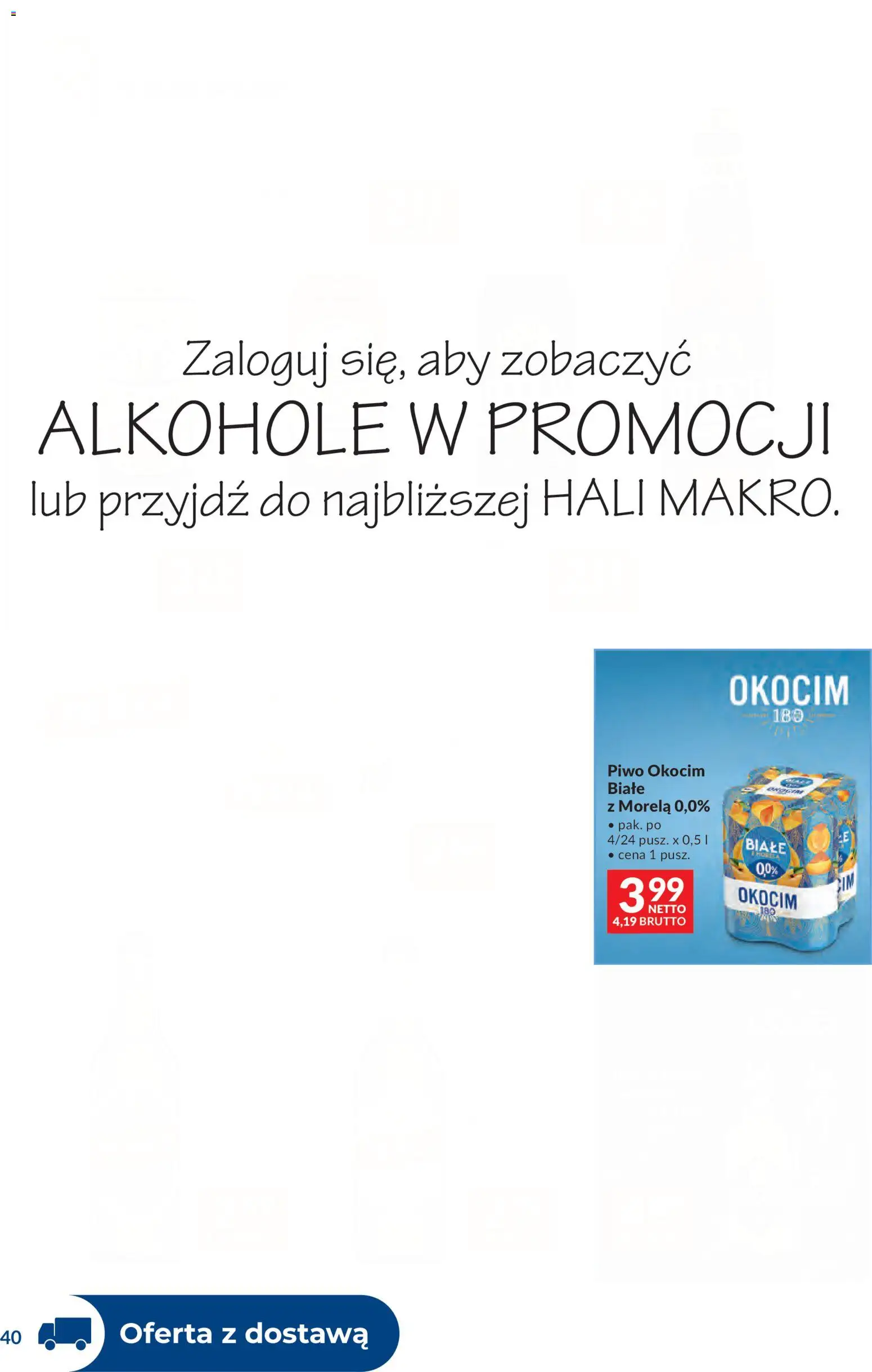 Makro gazetka - Dystrybucja do sklepów od 09.06.2026 | Strona: 40 | Produkty: Piwo