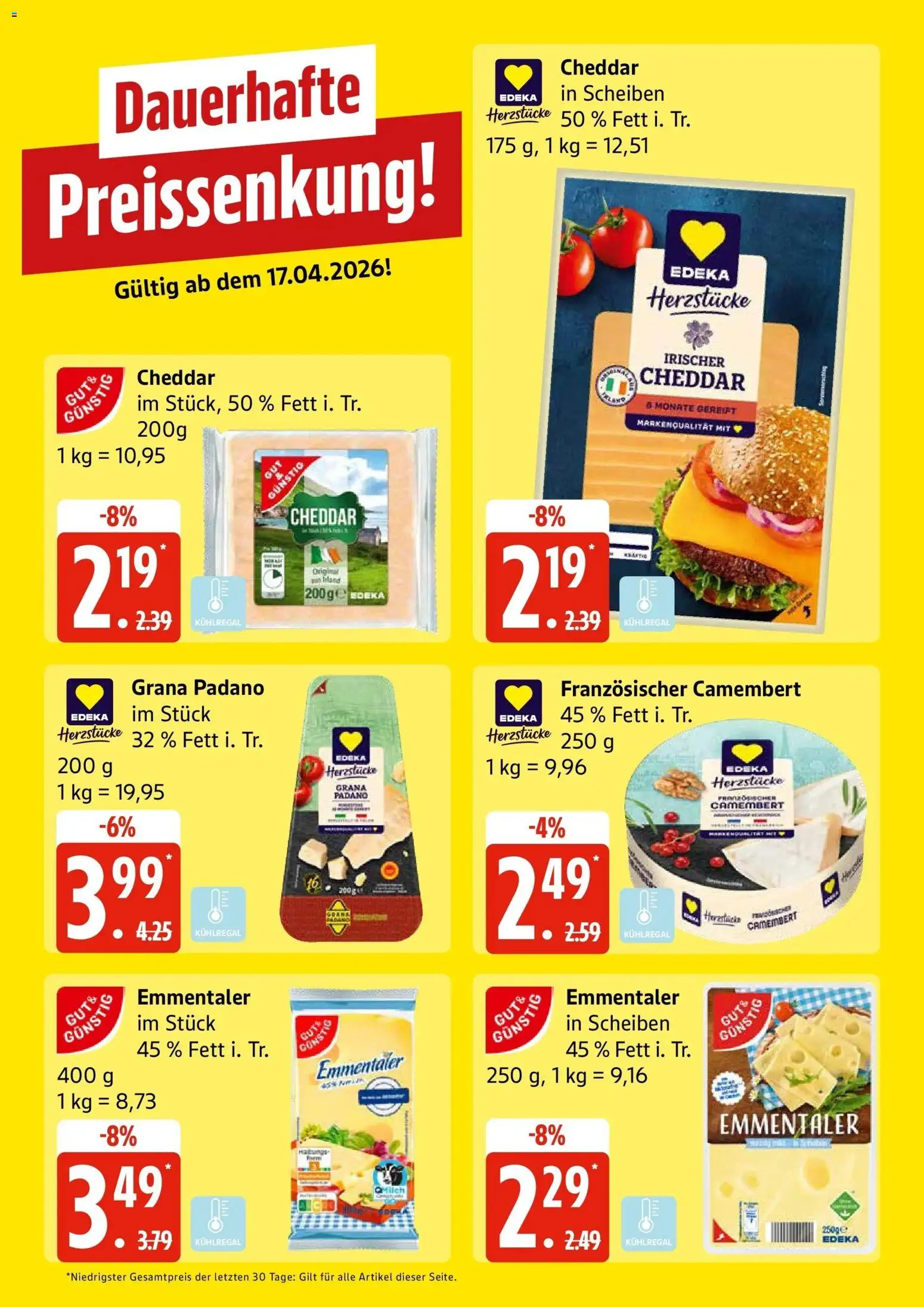 Edeka Prospekt Hamburg – gültig ab 27.04.2026 | Seite: 26 | Produkte: Milch