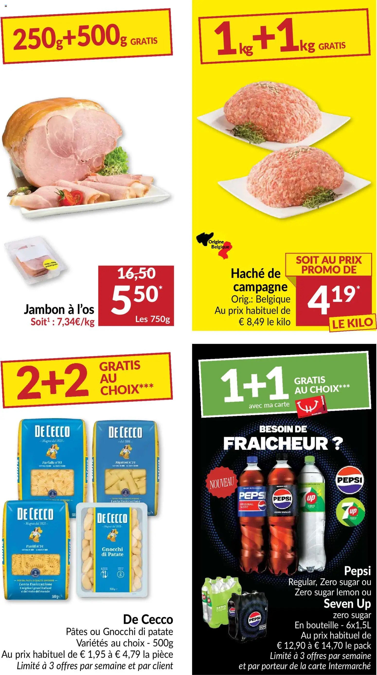 {H1} | Pagina: 4 | Producten: Ham, Gnocchi, Pepsi, La