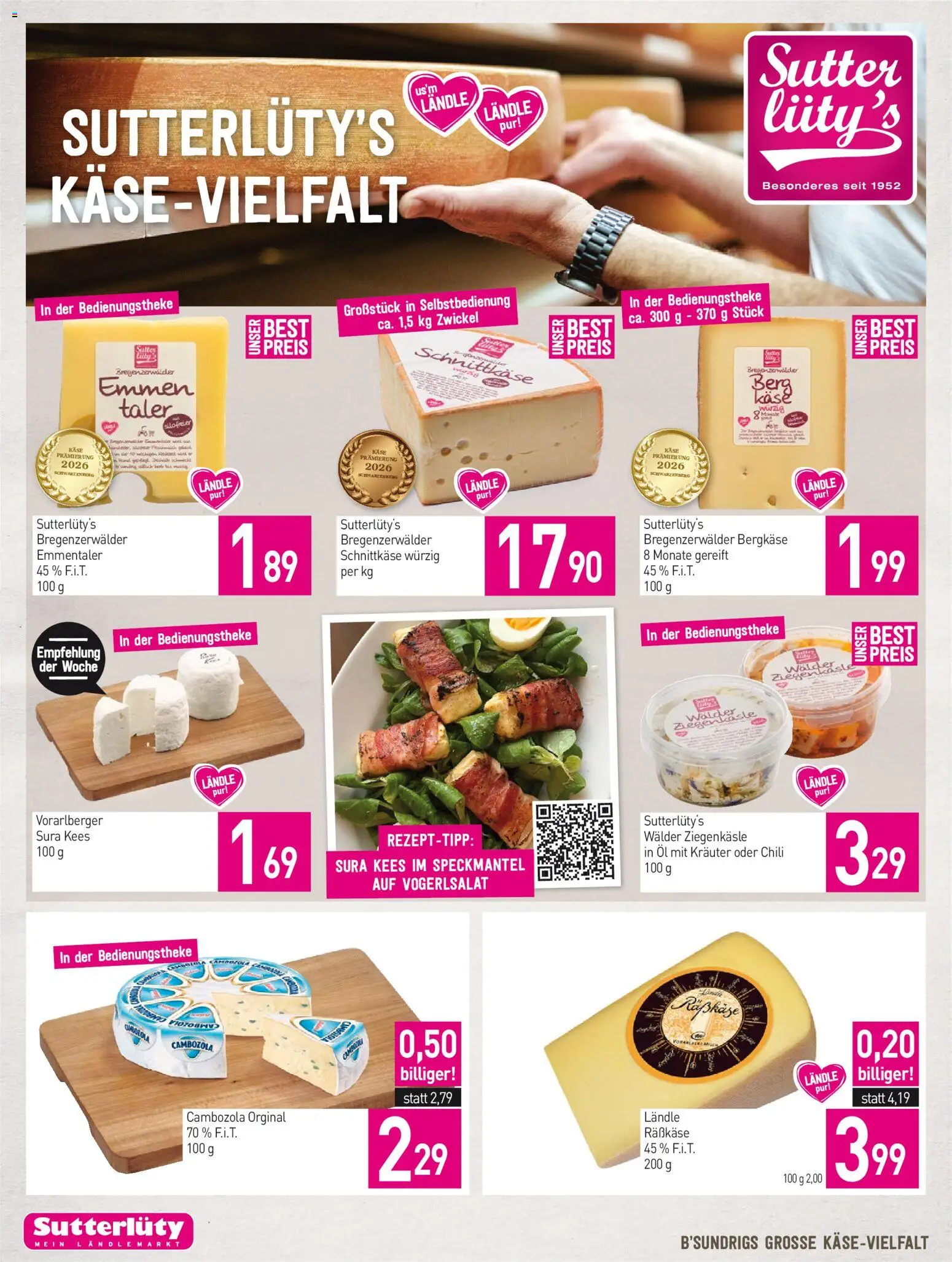 Sutterlüty Flugblatt gültig ab 08.10.2026 | Seite: 6 | Produkte: Chili, Käse, Öl, Ziegenkäse