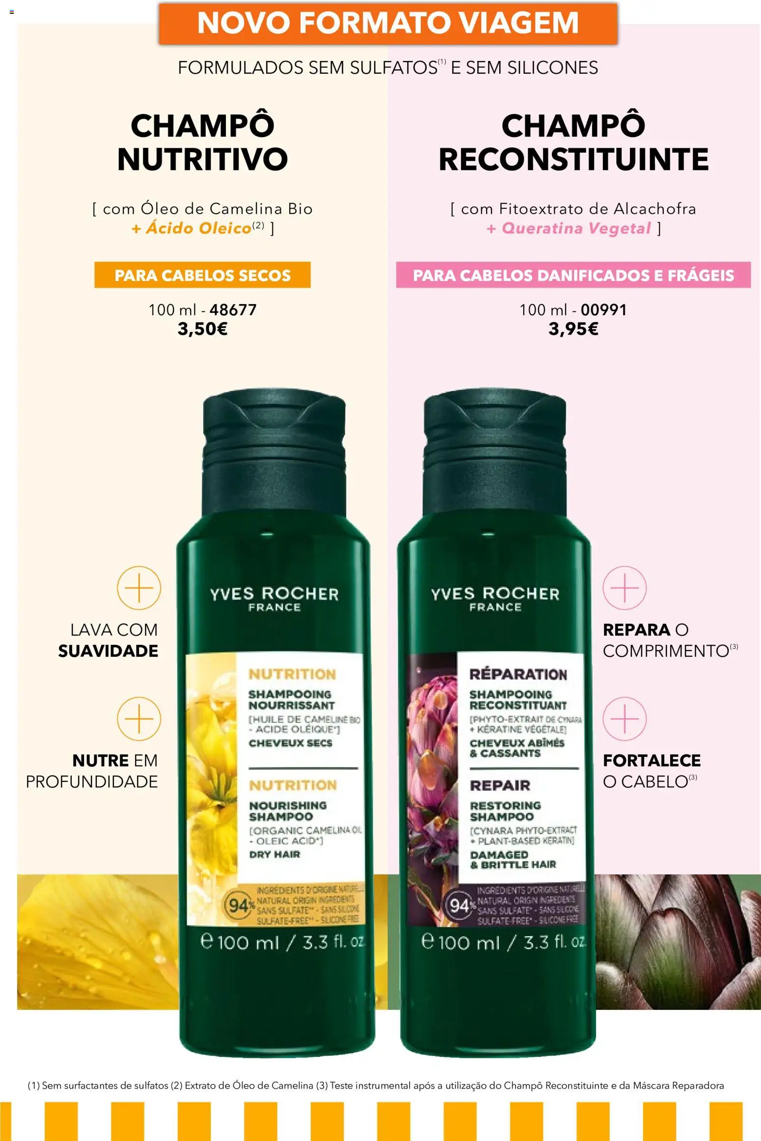 Yves Rocher catálogo 8 │ válido de 03.06.2026 | Página: 64 | Produtos: Shampoo, Óleo